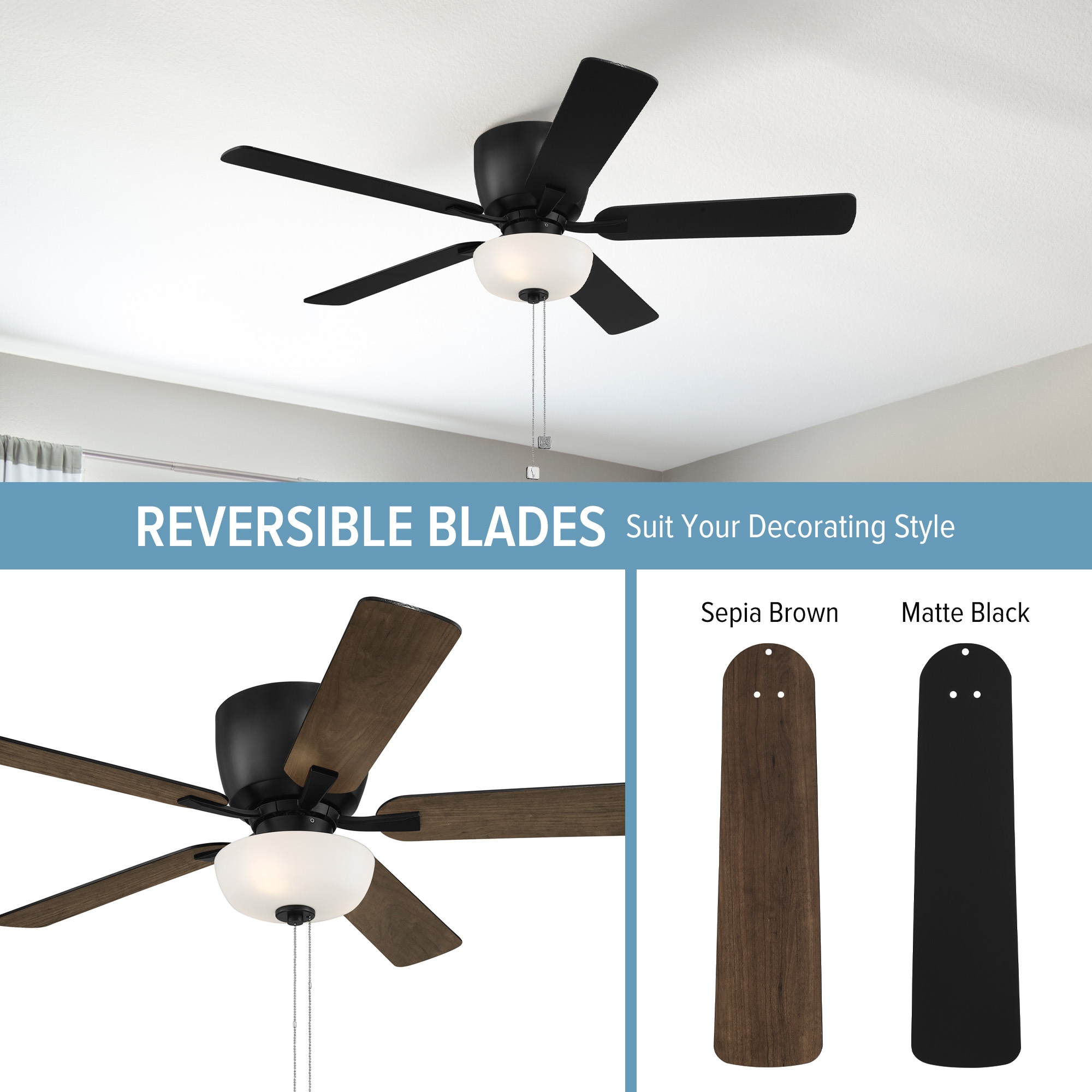 Designers Fountain FHP-GLT52B3-MB Ceiling-Fans - View #9