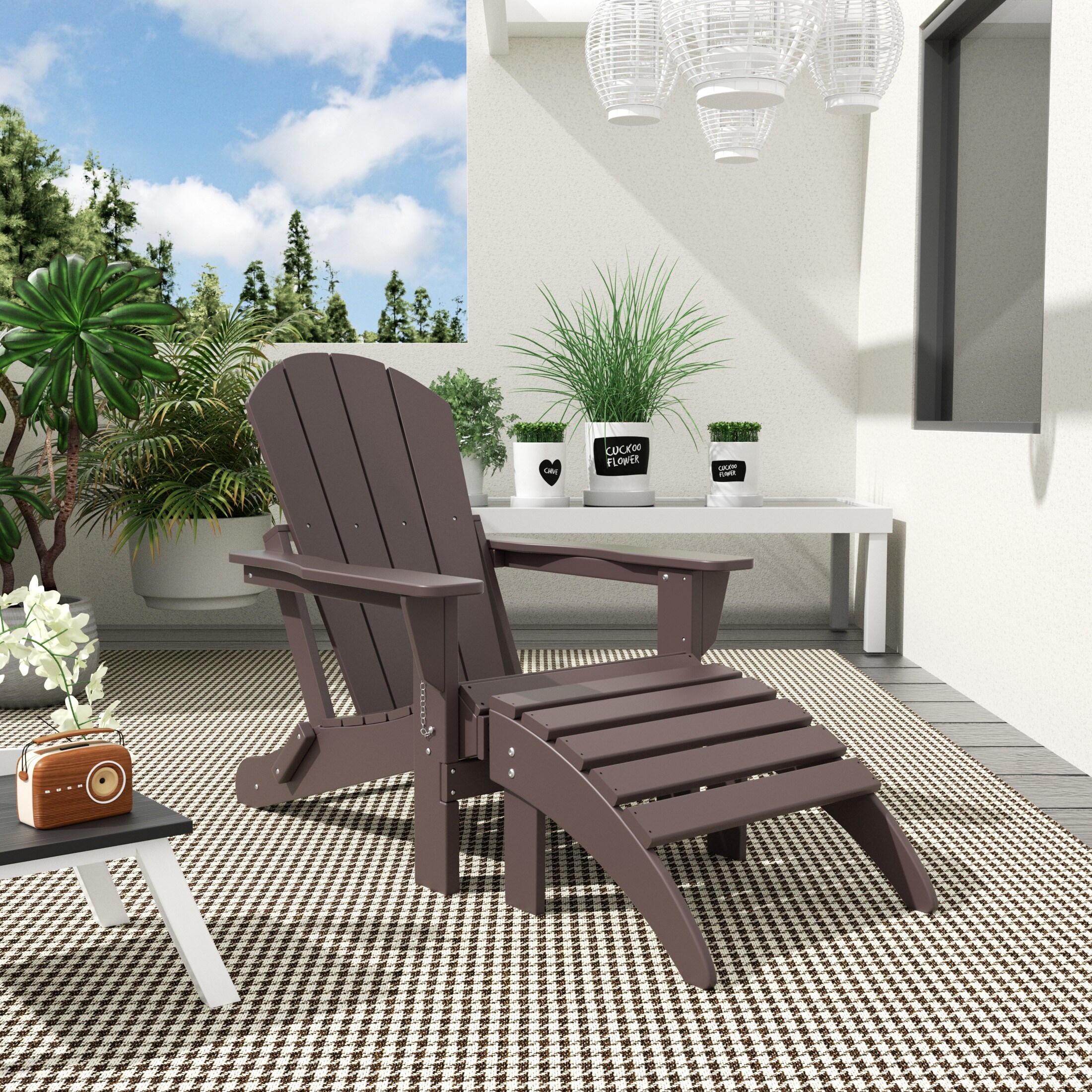 Westin Furniture 2001ADOT-DKBR Patio-Chairs - View #2