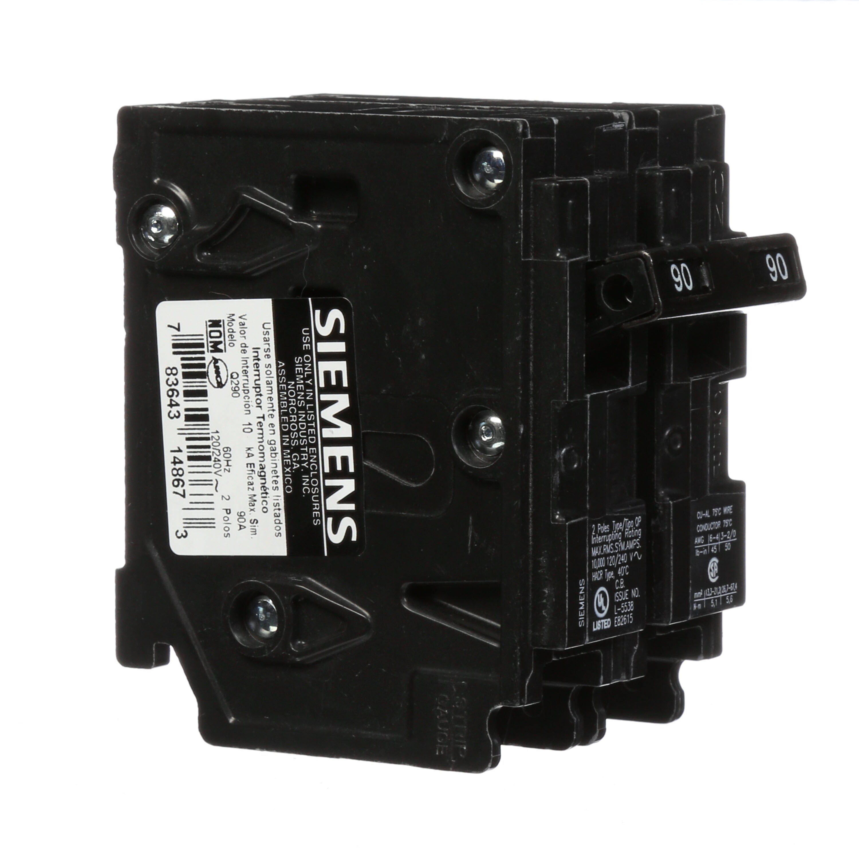 Used Siemens Q290 Circuit Breaker *1 Year Warranty* 