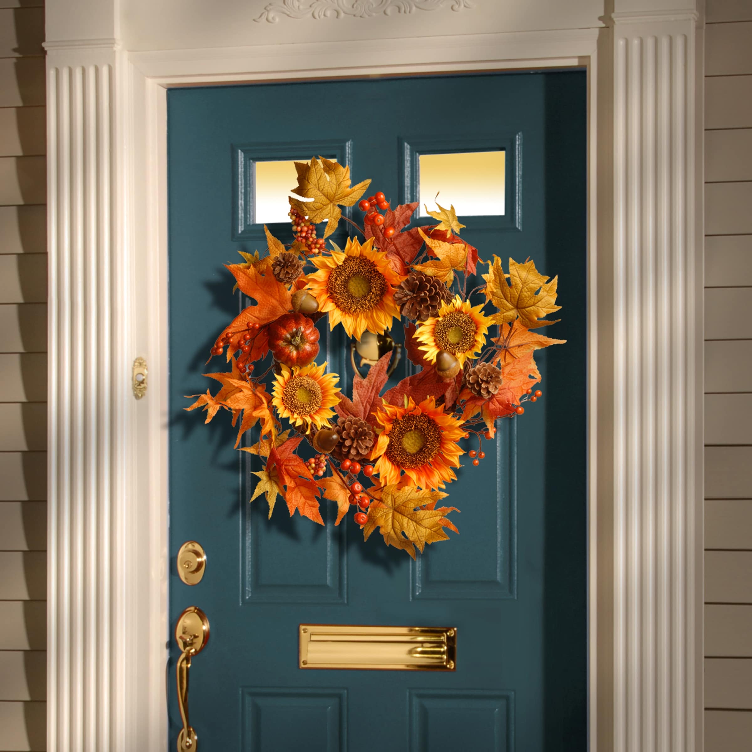 National Tree Company RAHV-W060630A Artificial-Thanksgiving-Wreaths - View #2