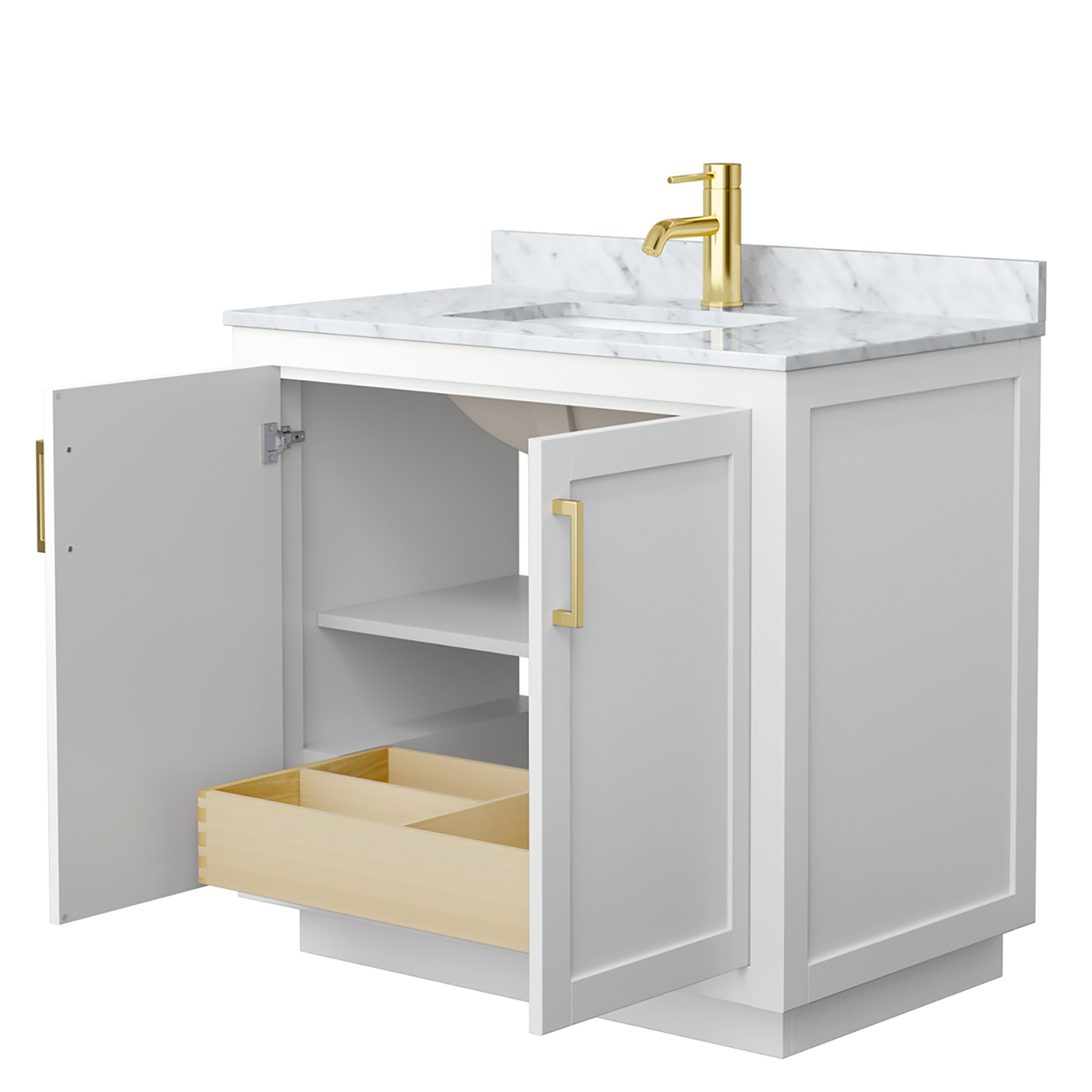 Wyndham Collection WCF292936SWGCMUNSMXX Bath-Vanity-Combo - View #3