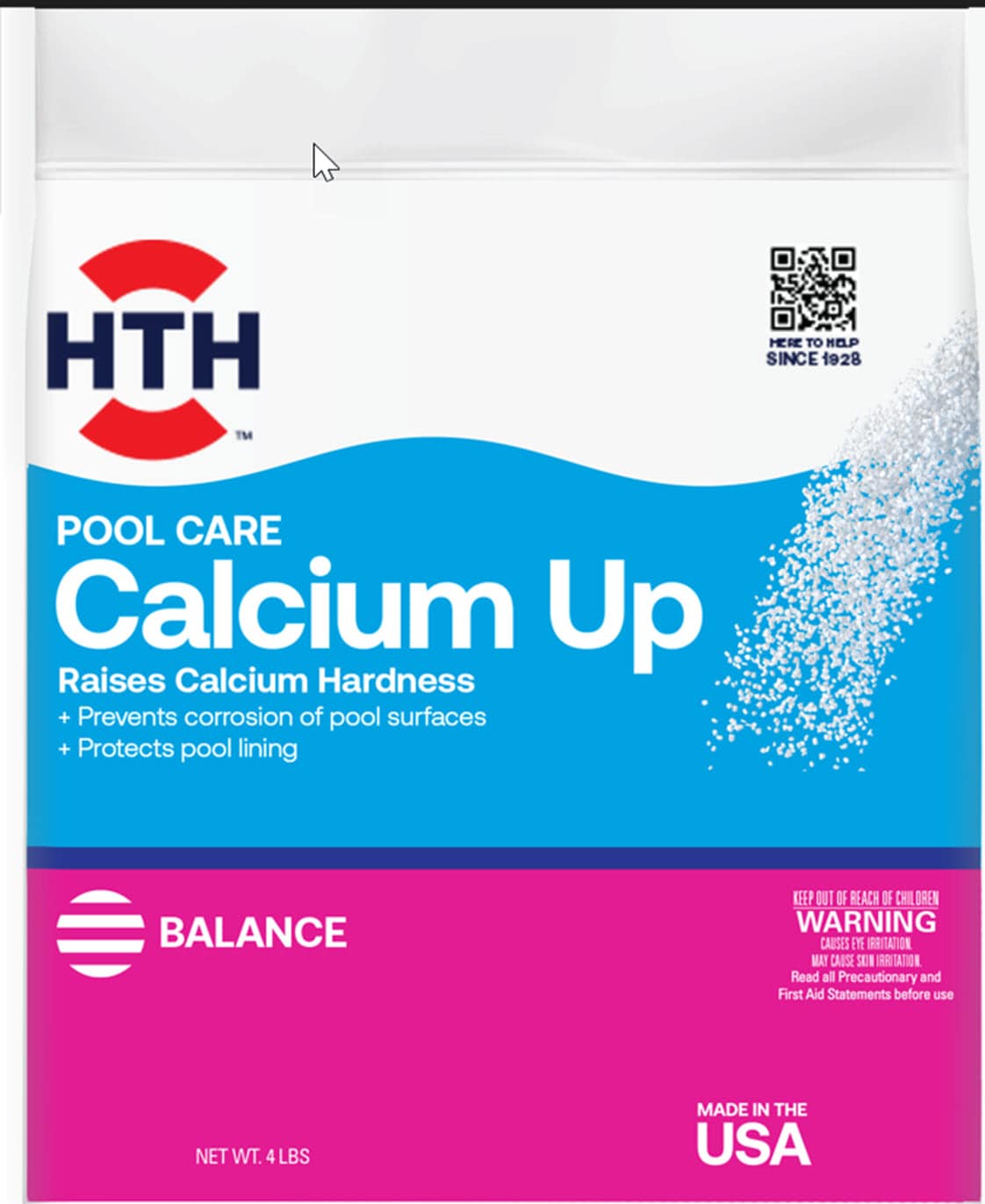 HTH 67059 4-lbs. Calcium hardness increaser Pool Balancer