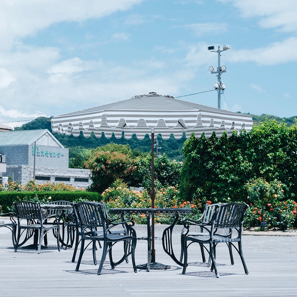 PolyTeak UMBL-9FT-GYW Umbrellas-2 - View #2