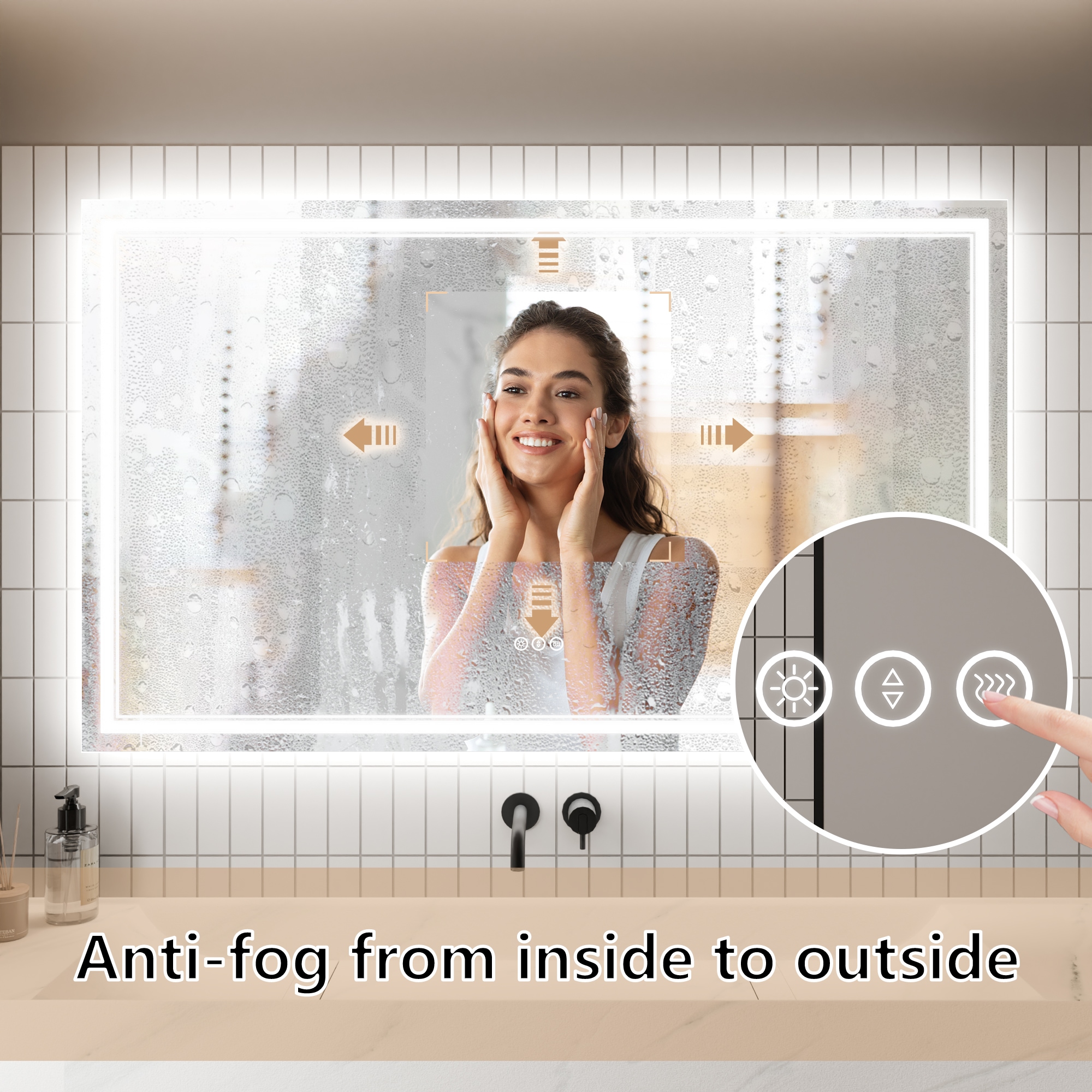 AAZJ JDEX-TF14MR3660 Framed-Bath-Mirrors - View #5