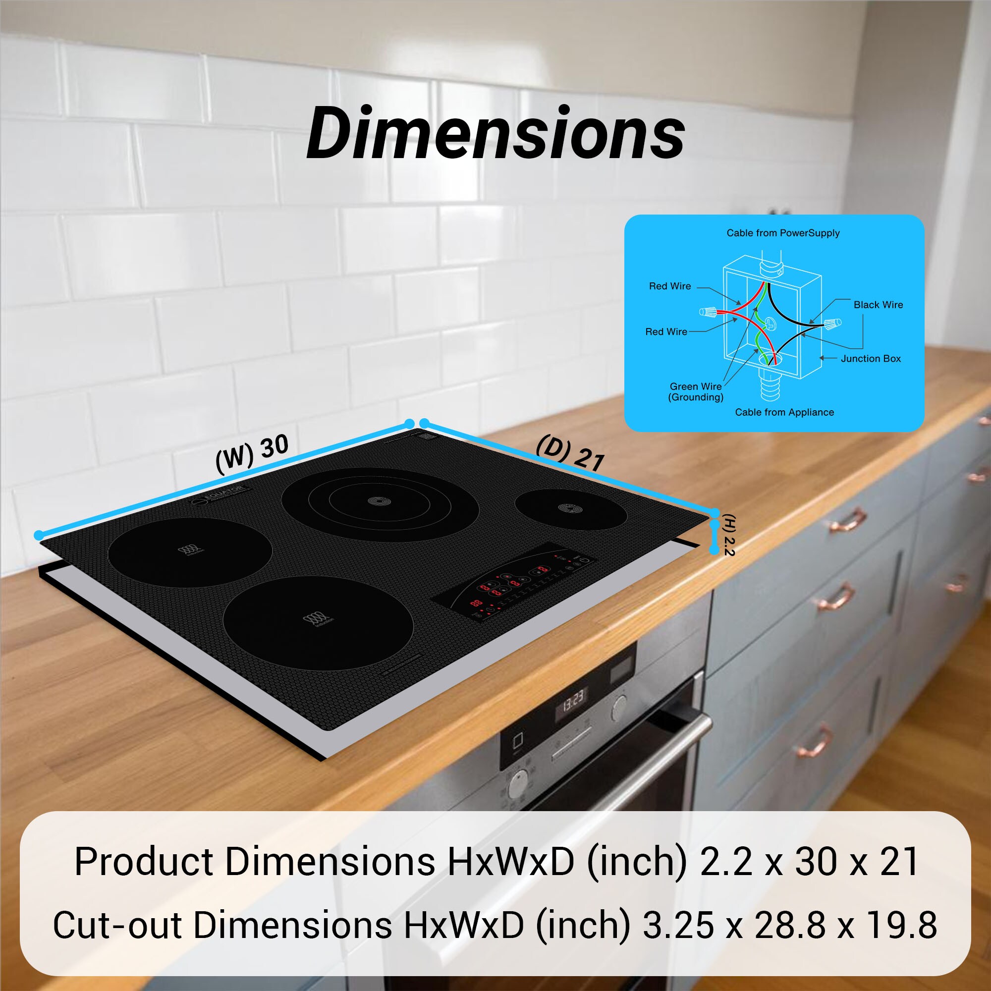 Equator Advanced Appliances EHC 30422 ED Elec-Cktp - View #12