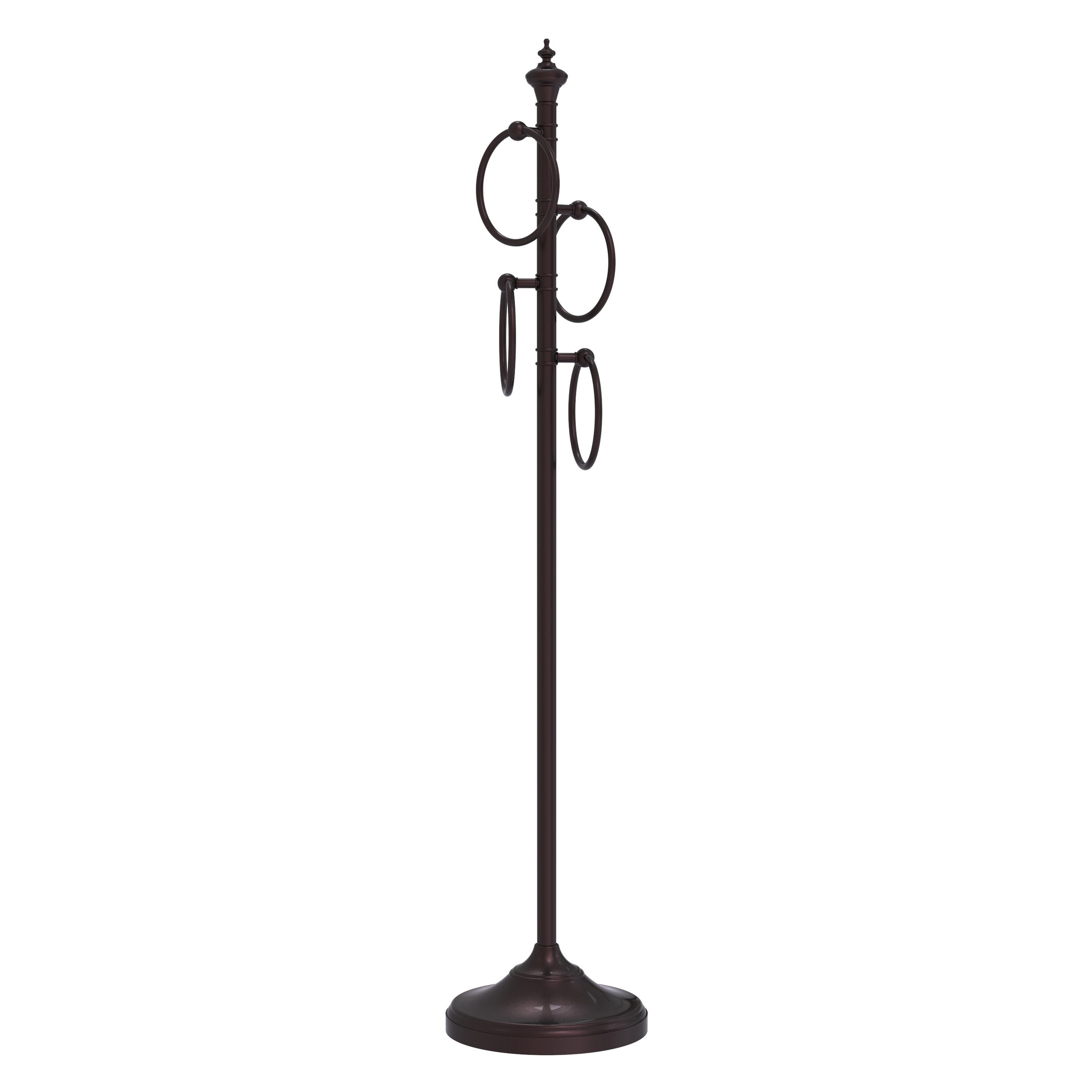 Allied Brass TS-D1-ABZ Antique Bronze Freestanding floor Single Towel Ring