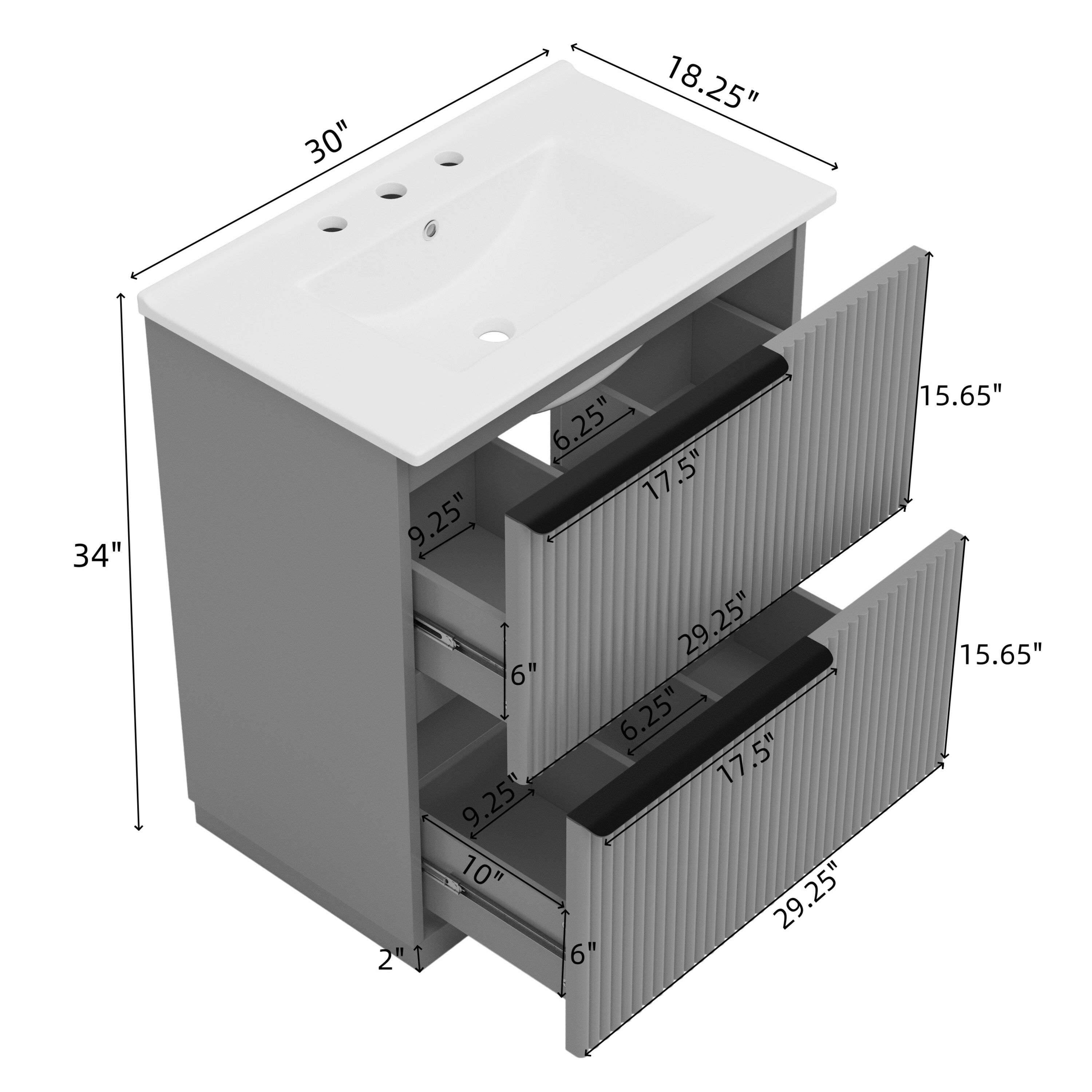 LOVMOR SF-M-N817P288915G Vanity-Tops - View #8