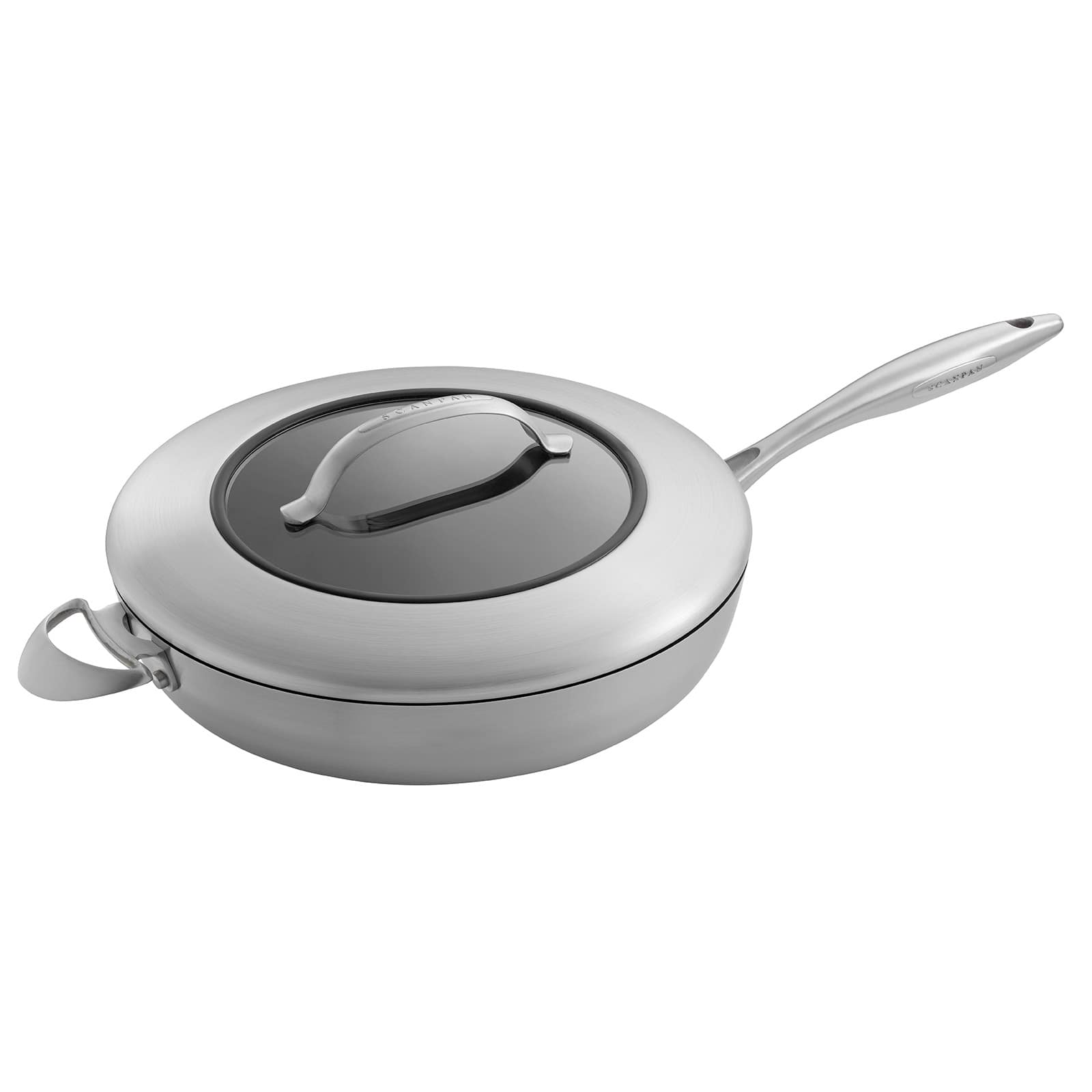 Scanpan 65103200 CTX 12.75 Inch Nonstick Saute Pan with Lid Stainless Steel