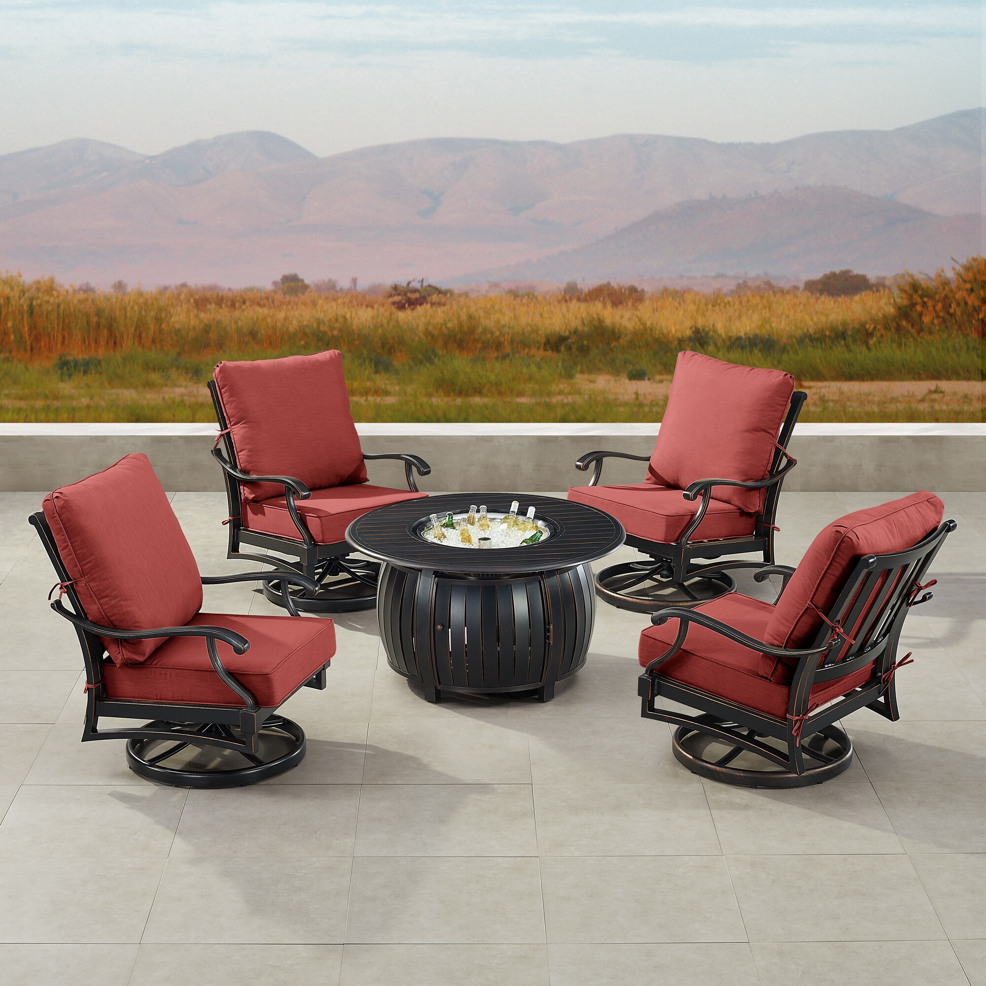 Oakland Living SHAO4CHITALYRDCUIBA Patio-Conversation-Sets - View #3