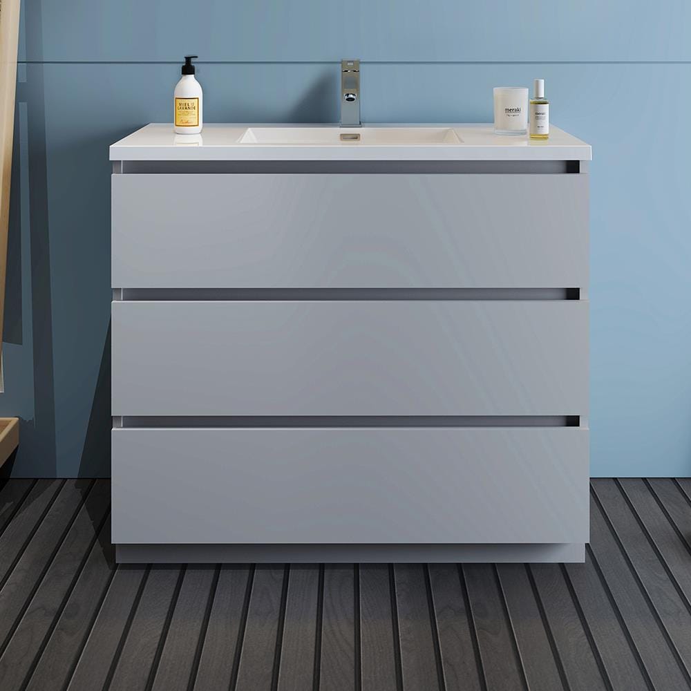 Fresca FCB9342GR-I Bath-Vanity-Combo - View #4