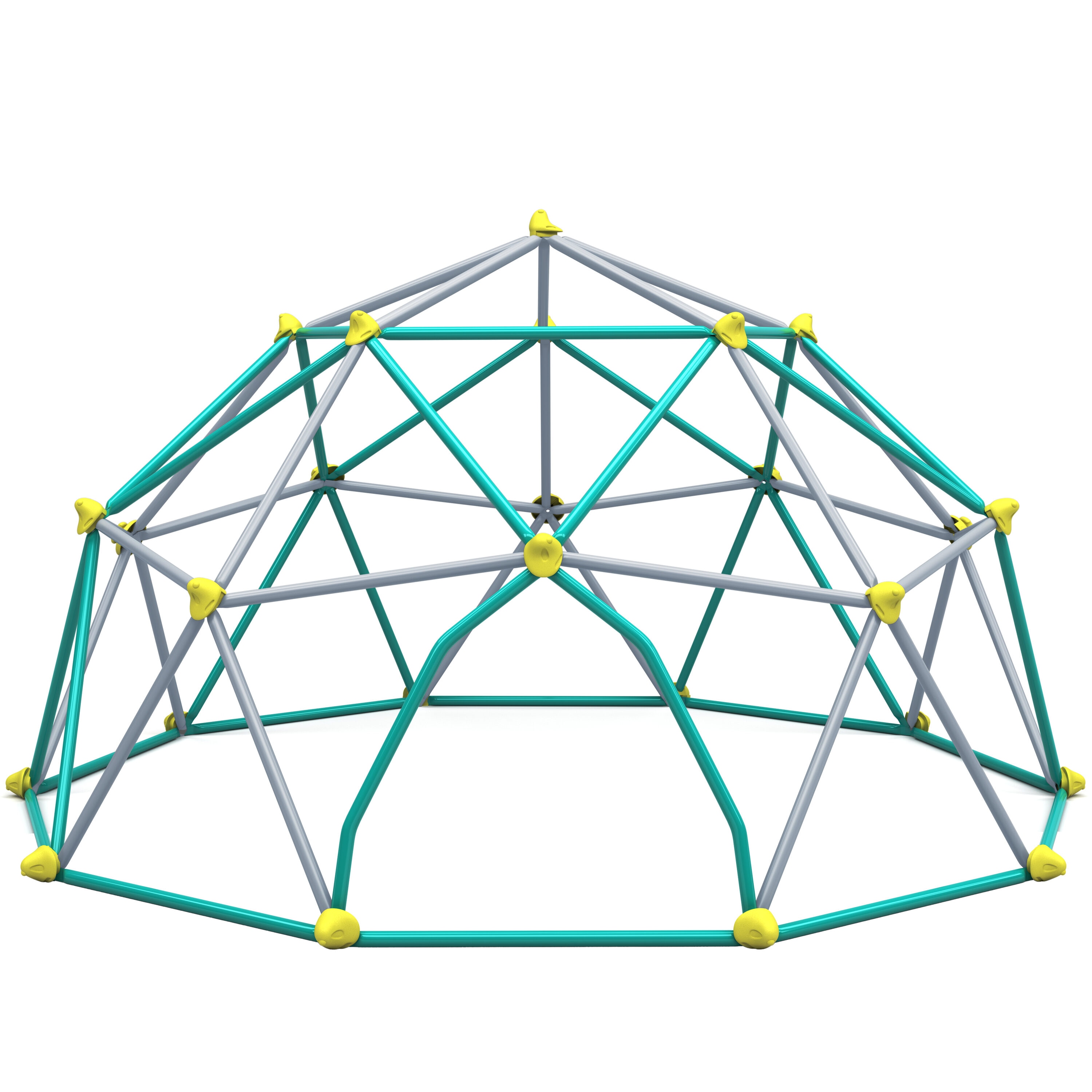 LUXEYARD 13ft Geometric Dome Climber Play Center Kids Climbing Dome Tower Rust and UV Resistant Steel Supporting 1000 LBS