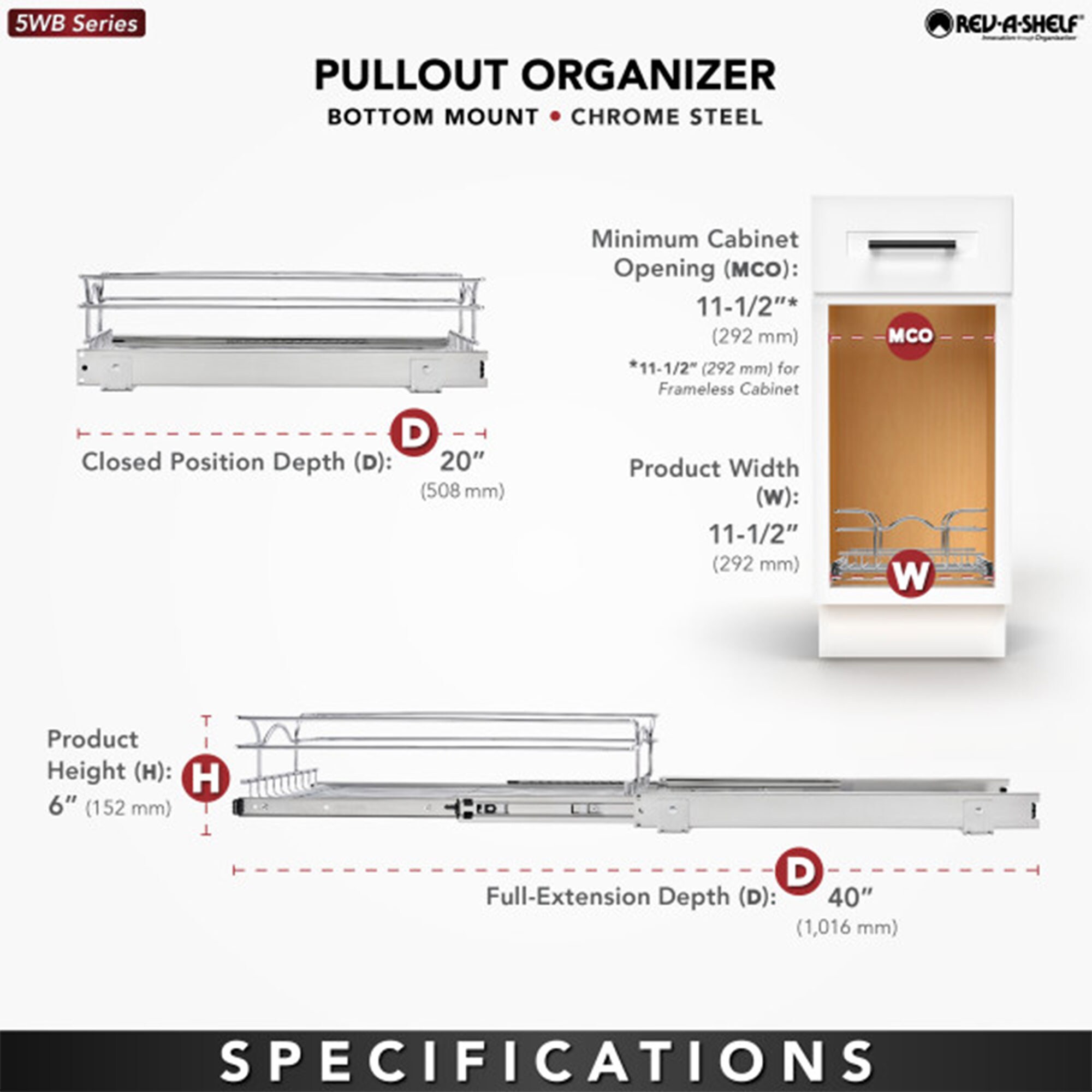 Rev-A-Shelf 167706 Pull-Out-Cabinet-Baskets - View #4