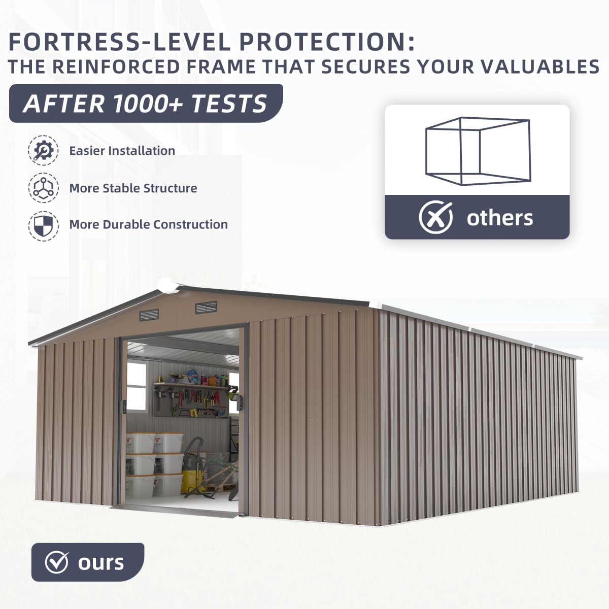 Streamdale Furniture W1598S00049 Metal-Storage-Buildings-Sheds - View #4
