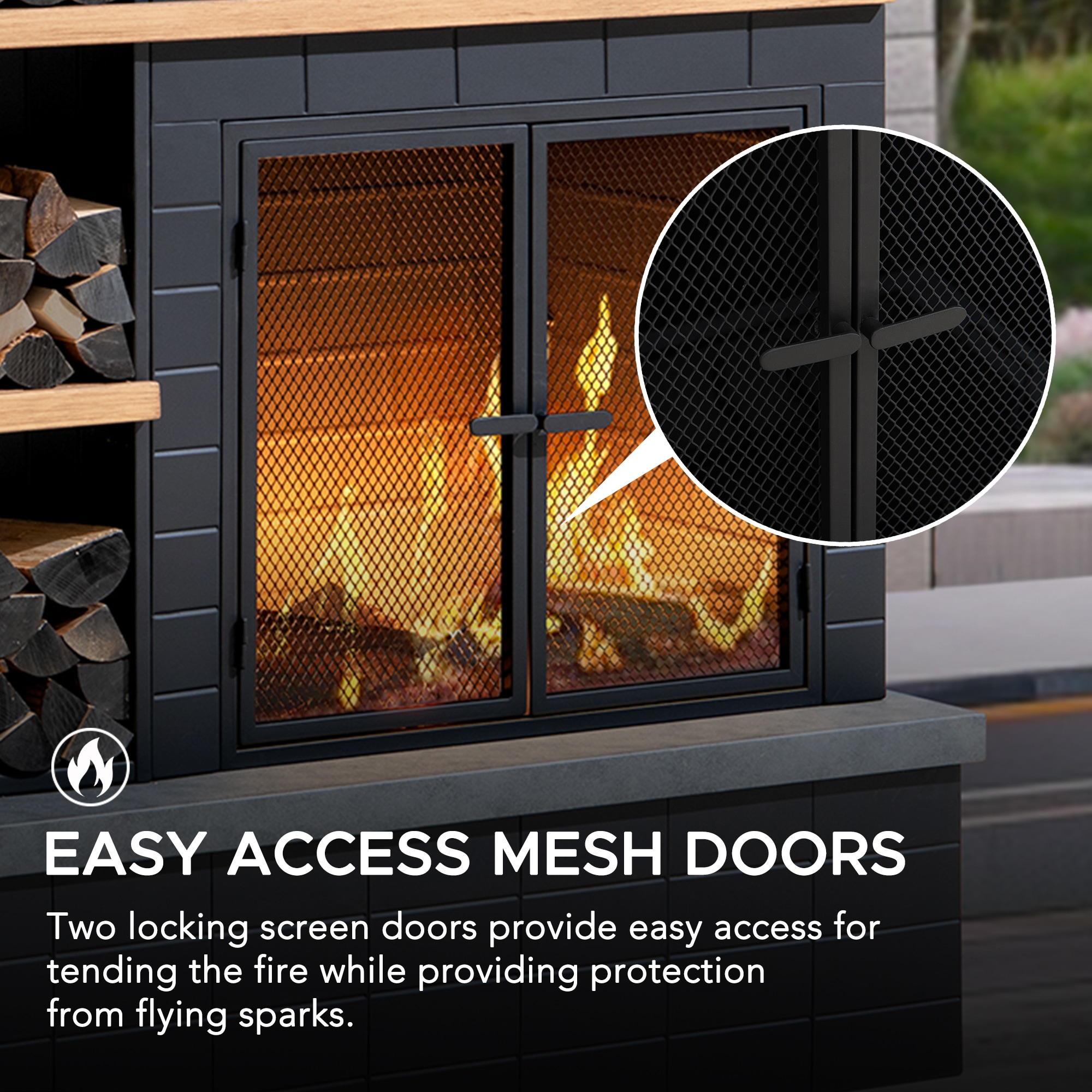 Sunjoy A304006000 Outdoor-Woodburning-Firepits - View #7