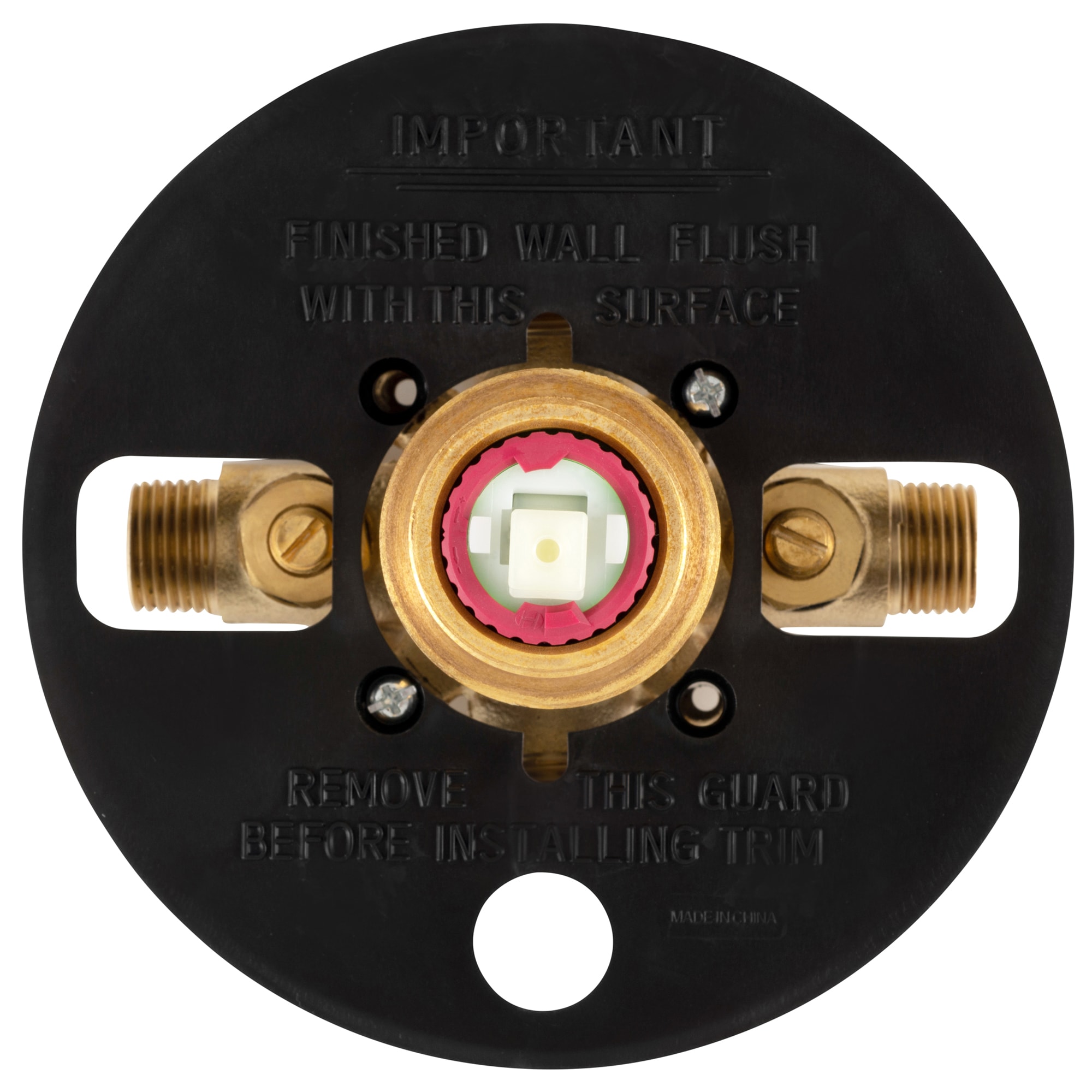 Polished Chrome Wall-Mounted Shower Valve with Lever Handle