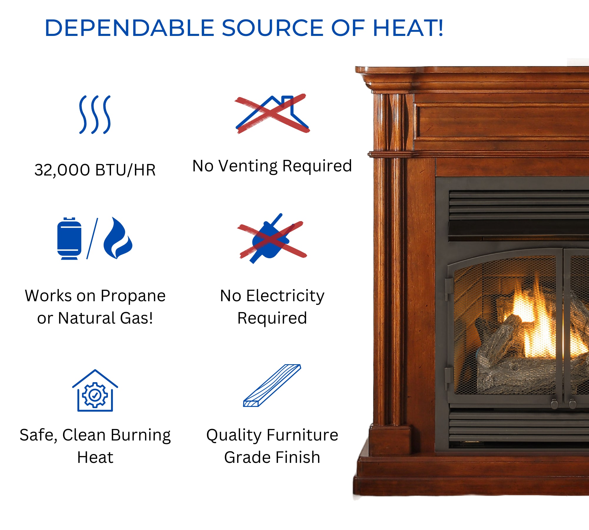 Duluth Forge DFS-400T-1AT Gas-Fireplaces - View #3