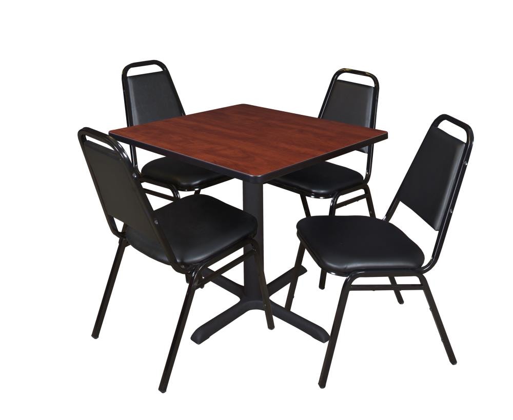 Regency TB3030CH29BK Cain Red 4 -Person Training table ( 30-in W x 29-in H )