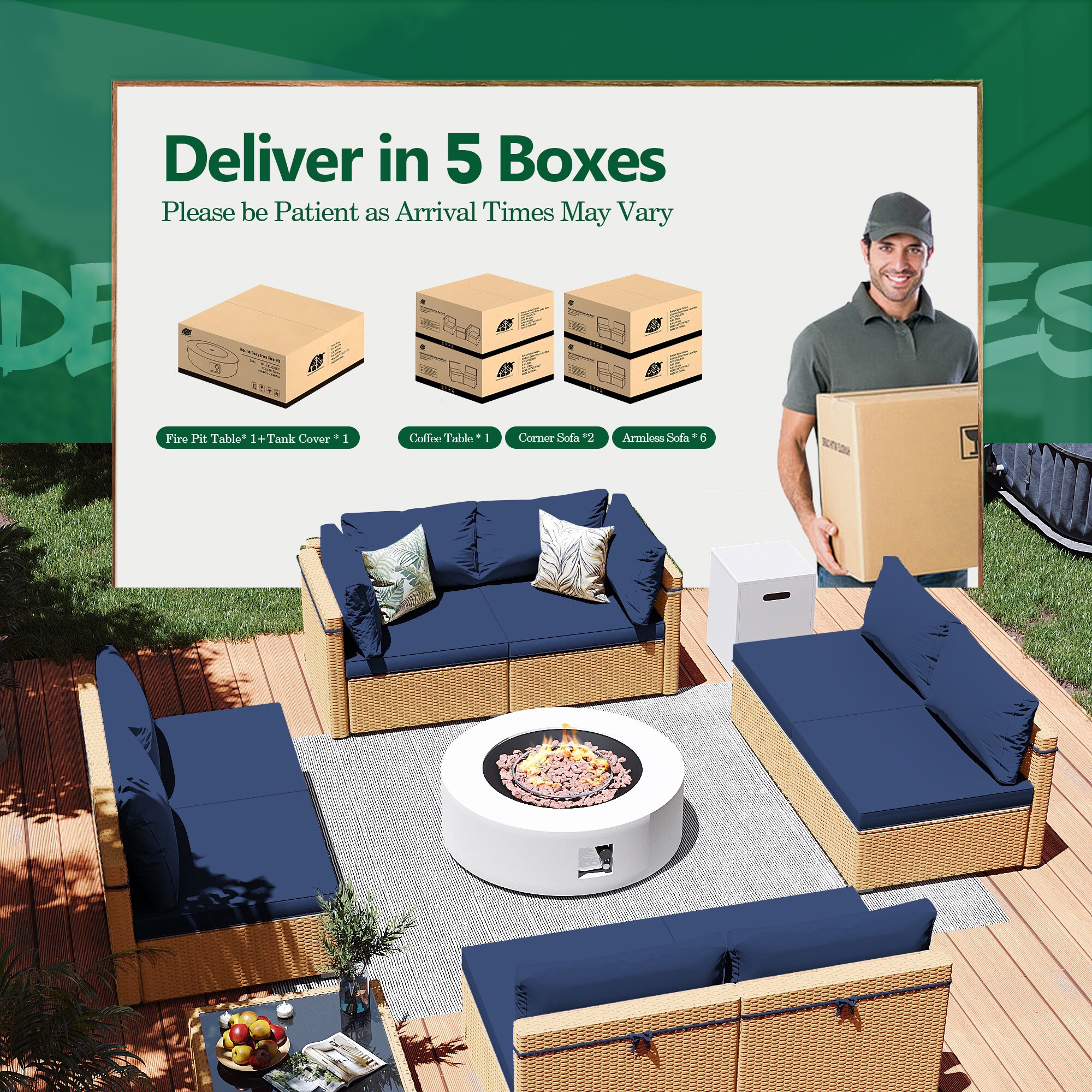 Patio Watcher LS-RT9-KD42WH-Y2 Patio-Conversation-Sets - View #9