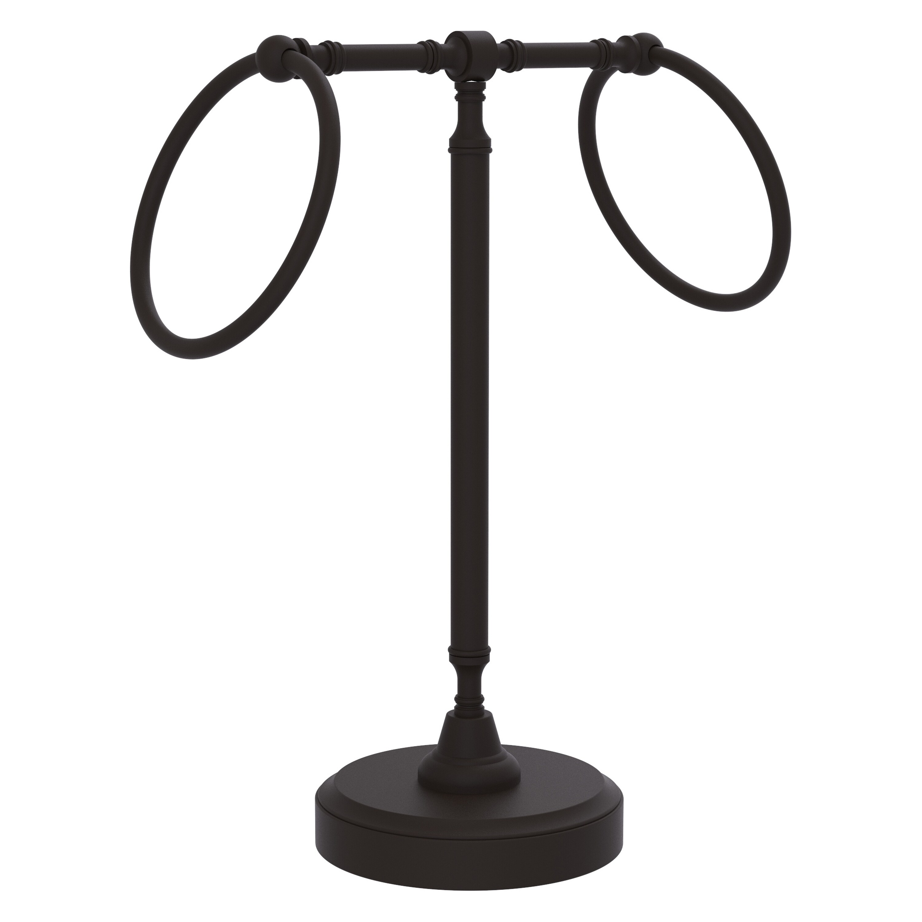 Allied Brass Oil-Rubbed Bronze Freestanding Countertop Towel Ring
