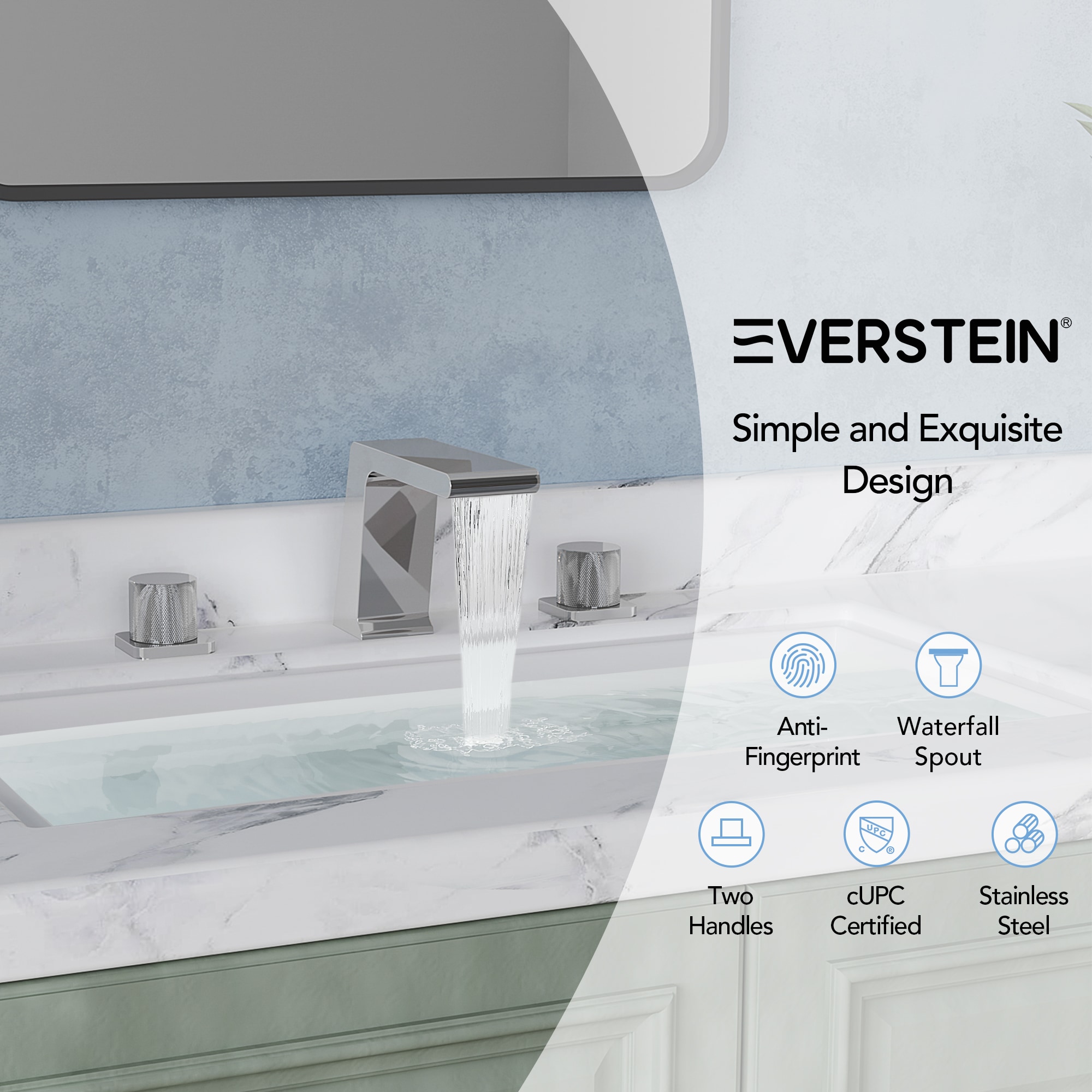 EVERSTEIN Q-890-OTOP Lavatory-Faucets - View #4