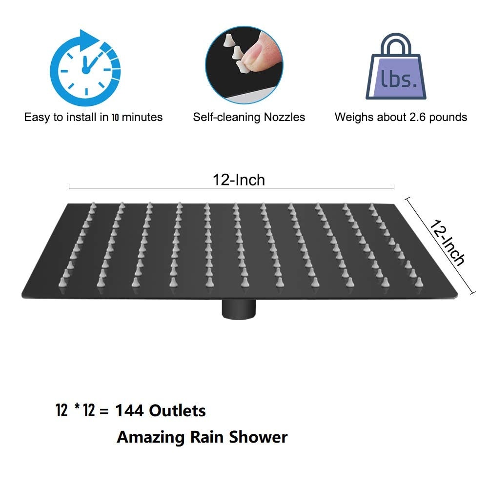 Lukvuzo LLU0810L049 Fixed-Showerhead - View #2