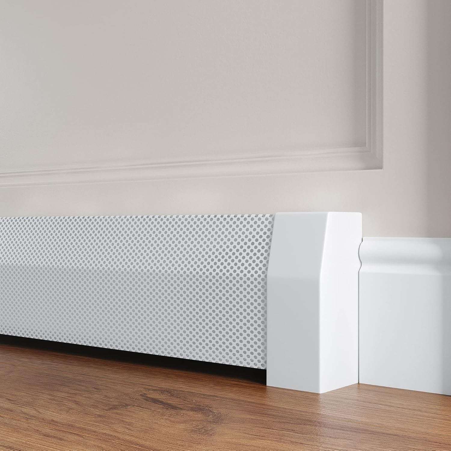 Baseboarders BB001-84-WHT Baseboard-Heater-Covers - View #7