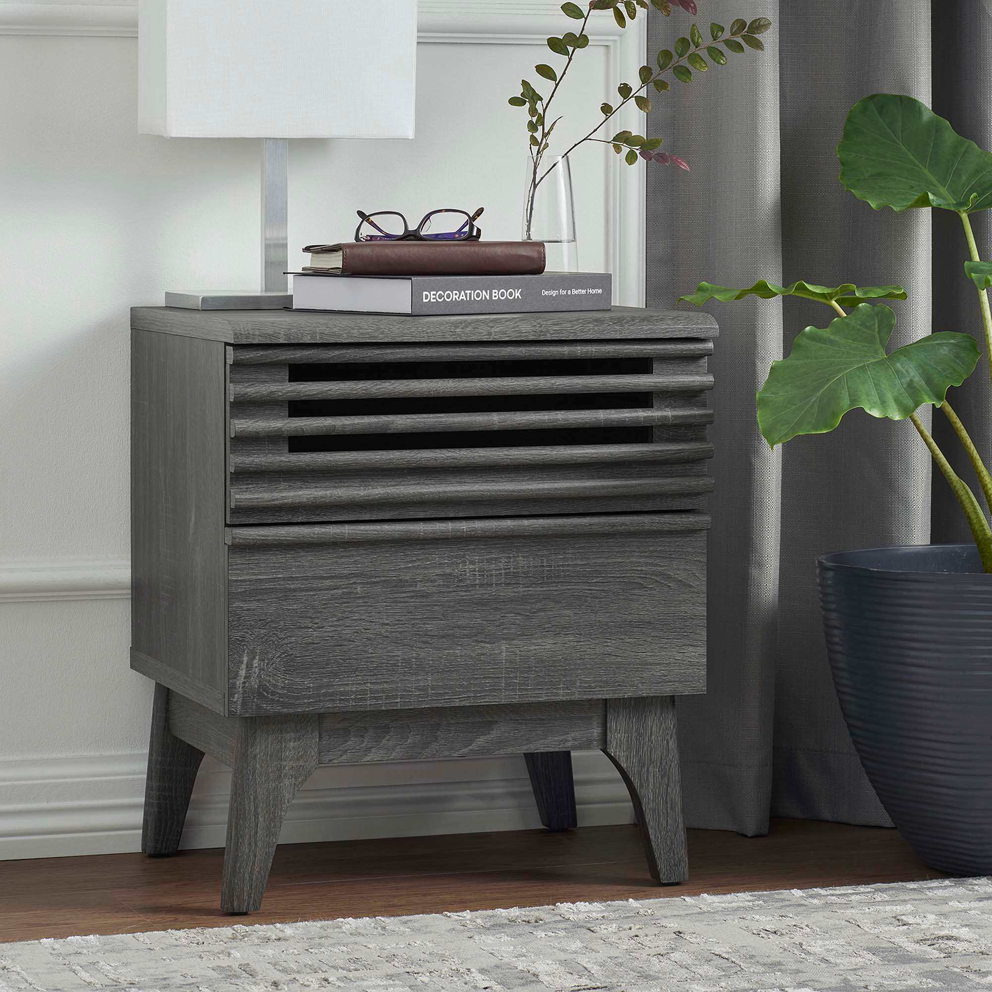 Modway MOD-7071-CHA nightstands - View #3