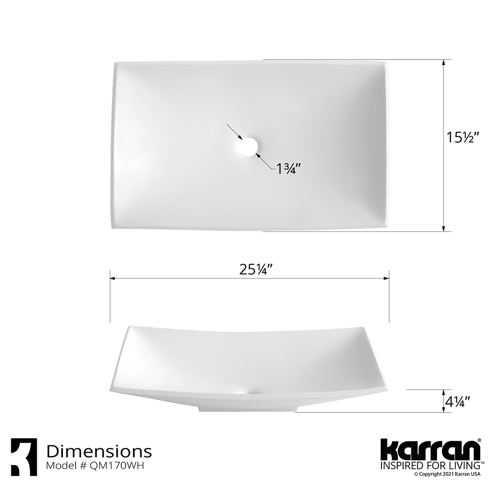 Karran QM170WH422MB Bath-Sink - View #7