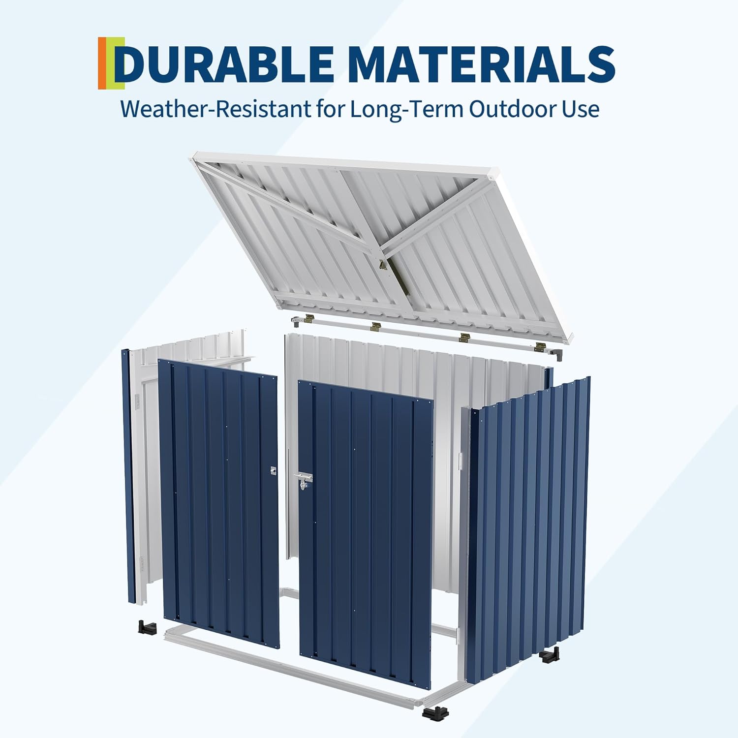 Garvee LMY-PPG-3436HVPQ Metal-Storage-Buildings-Sheds - View #3