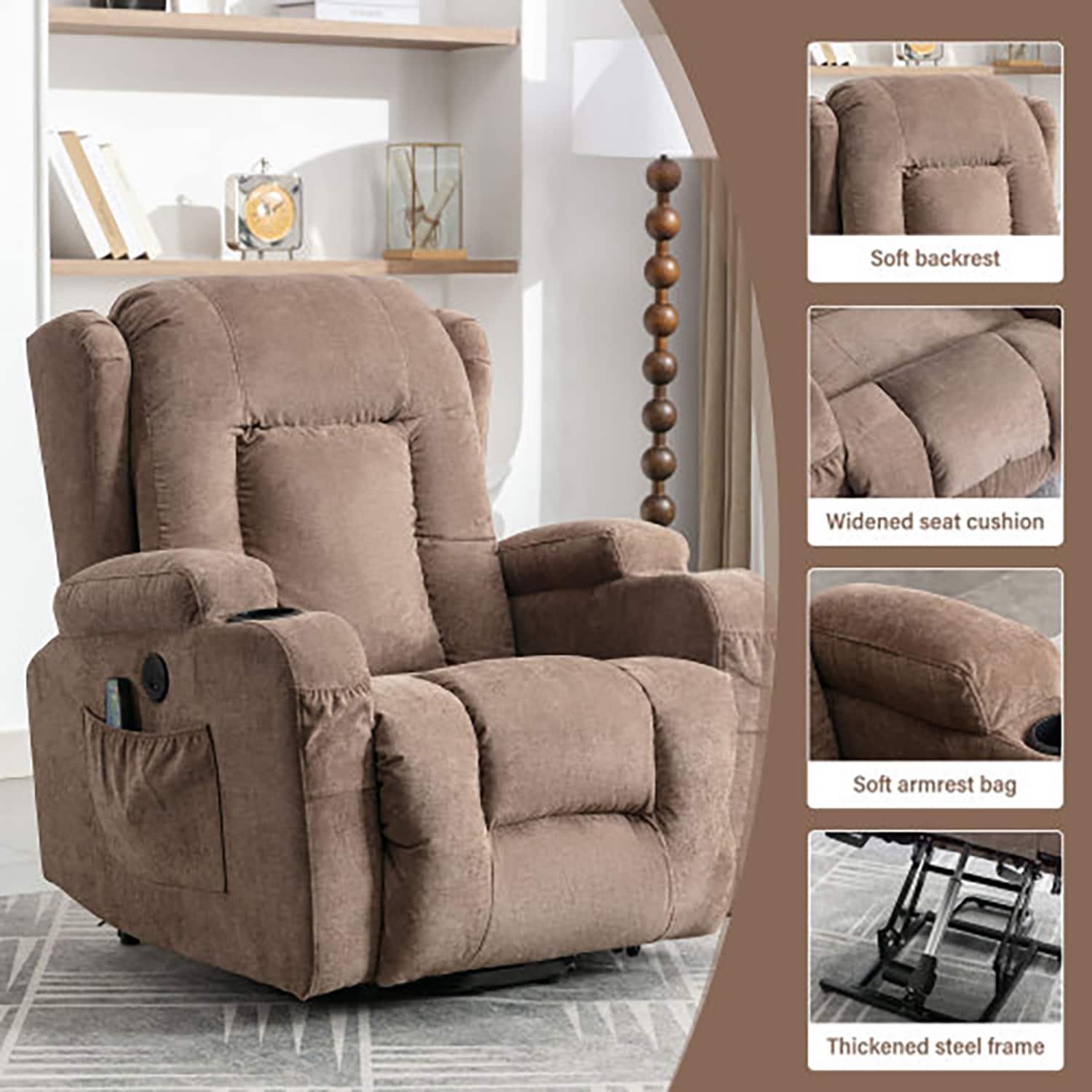 GZMR GZ-8113-GR recliners - View #6