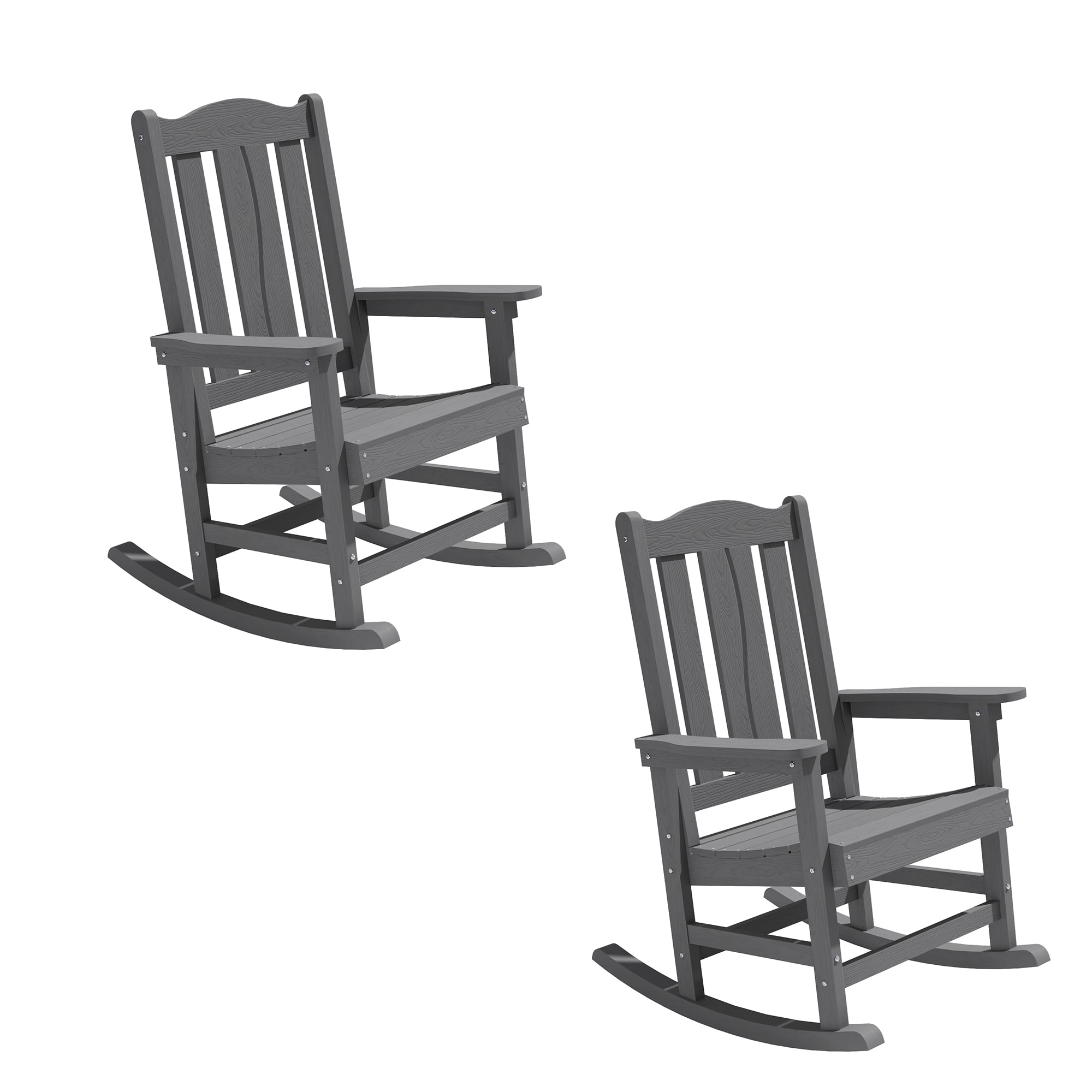 Rattaner LMK-PE-TS-63GY-2 Patio-Chairs - View #10