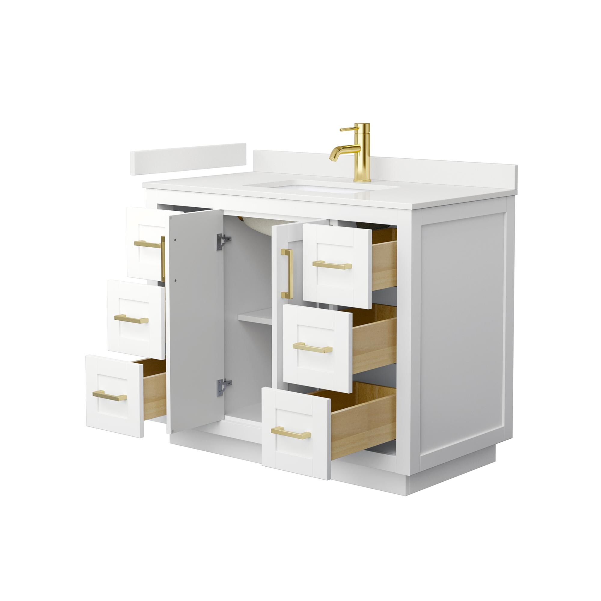 Wyndham Collection WCF292942SWGWQUNSMXX Bath-Vanity-Combo - View #3