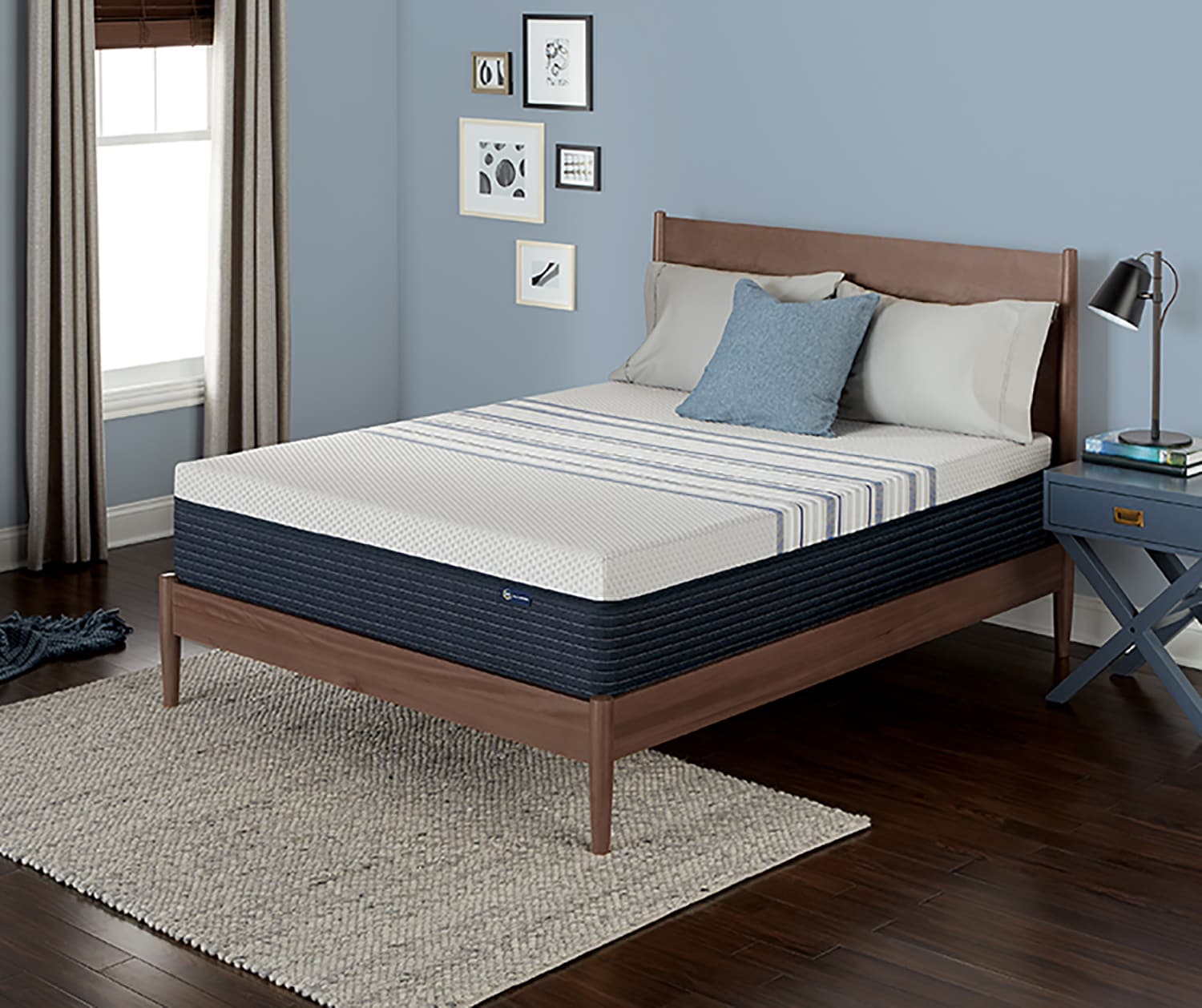 ans Mattress Guard 2ea Gold Silver 2Colors Prevent The Mattress from Sliding Off Bed (Silver)