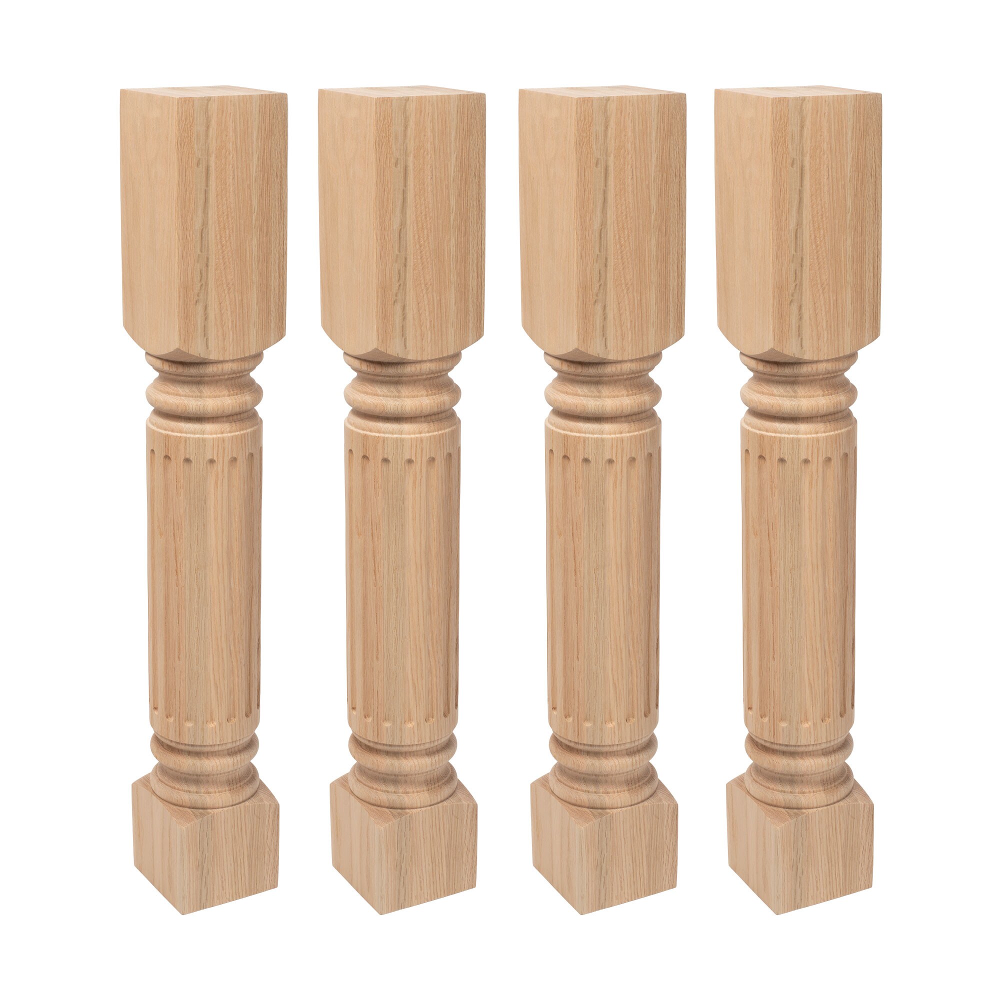 Red oak outlet table legs