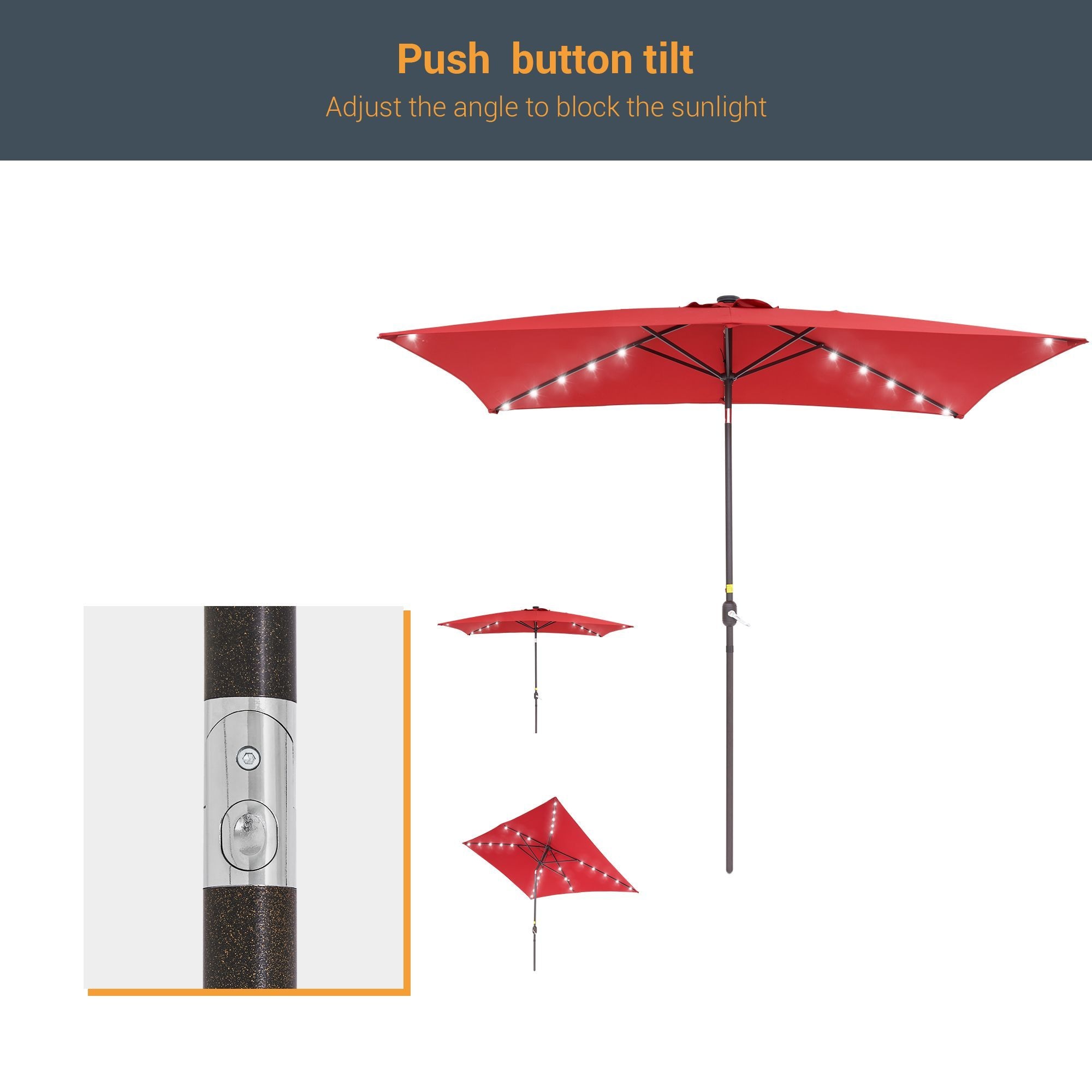 Sonkuki SD-127R-LED Umbrellas-2 - View #8
