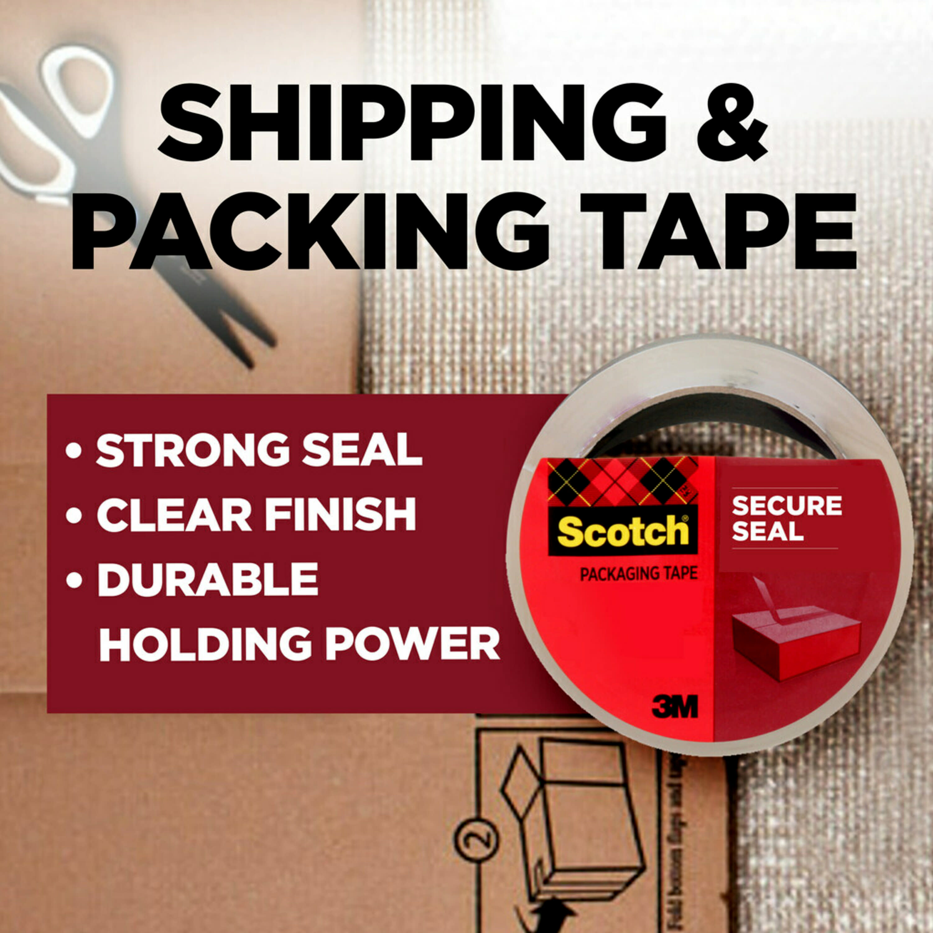3M 3250-6-6GC Packaging-Tape - View #3
