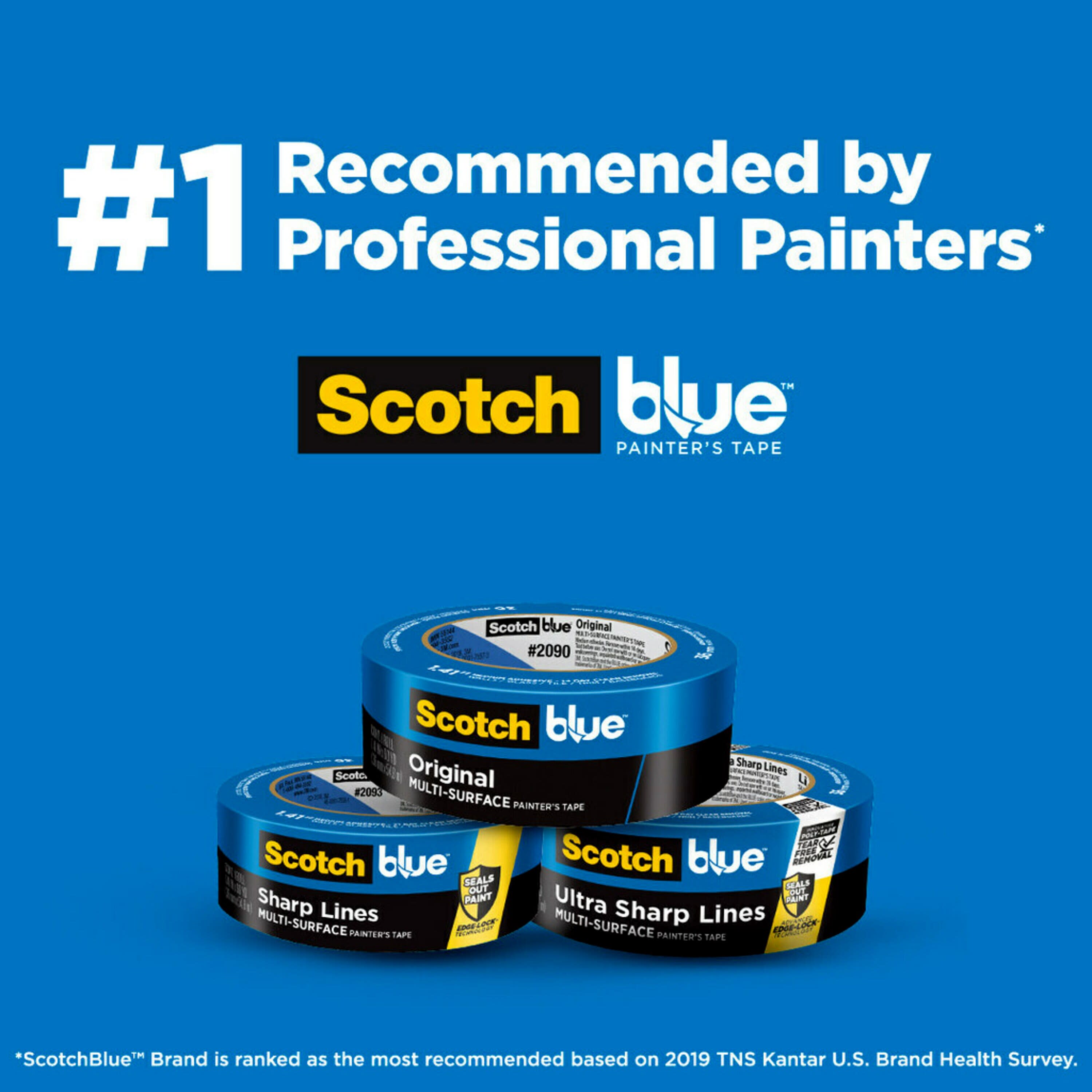 ScotchBlue 24-in x 90-ft Adhesive Premium Masking Film in the Masking Paper  & Film department at