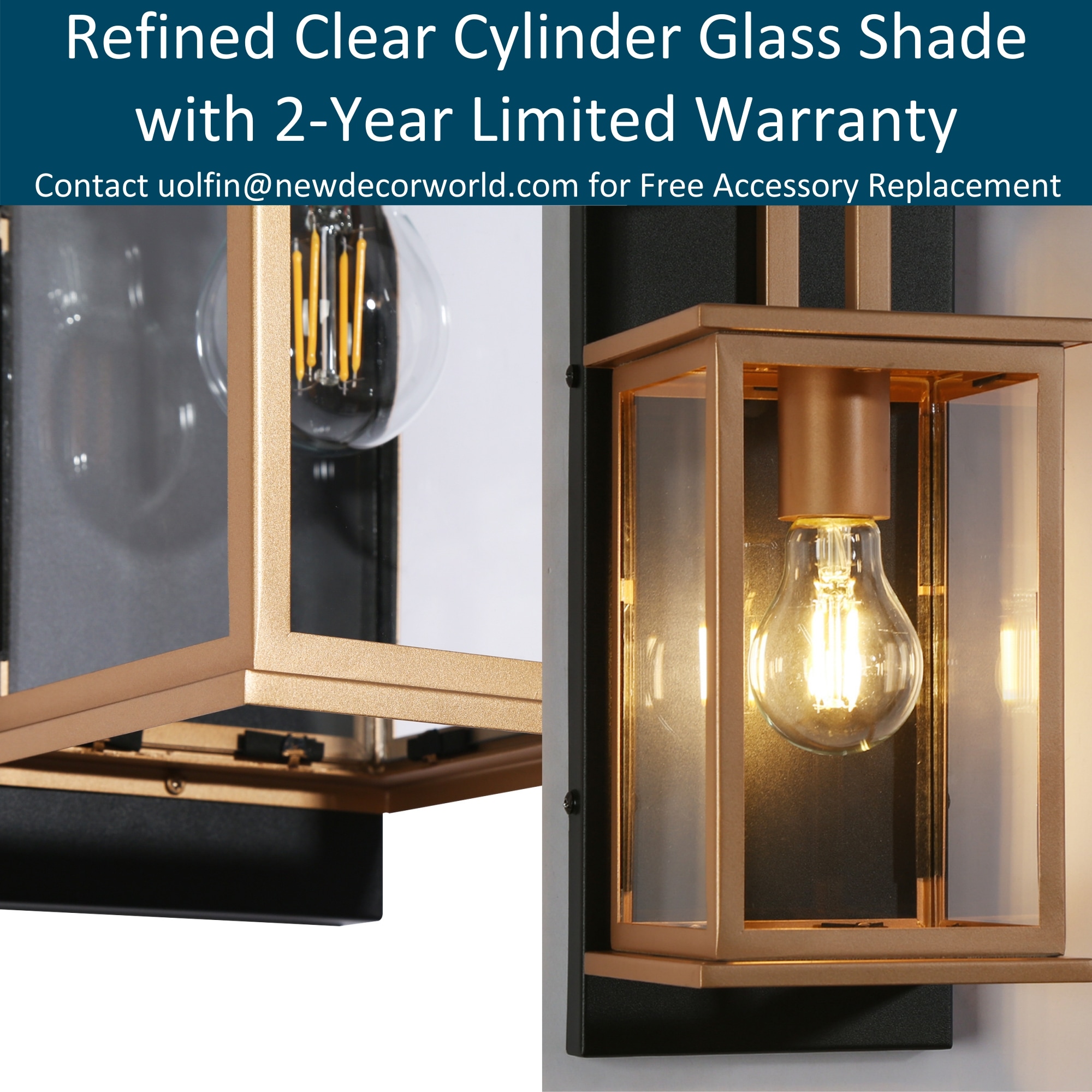 Uolfin NVRUEU-LWS2938B-W8 Outdoor-Wall-Lighting - View #3