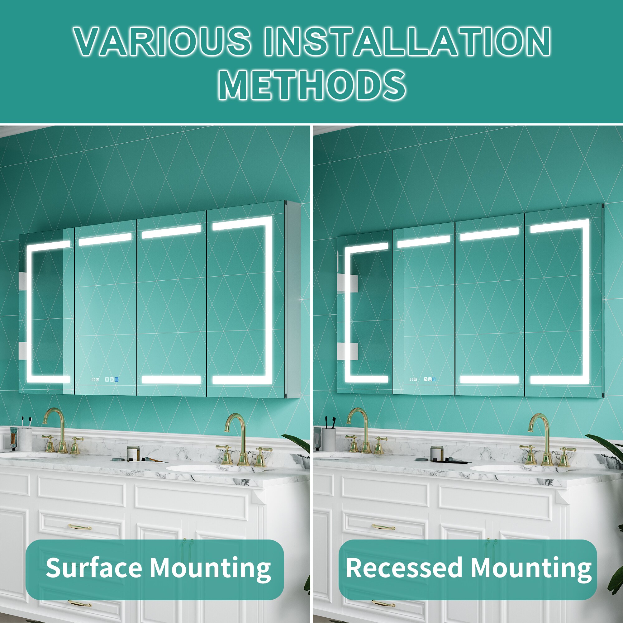ExBrite 2430V3LV3R1226XD2 Bathroom-Medicine-Cabinets - View #14