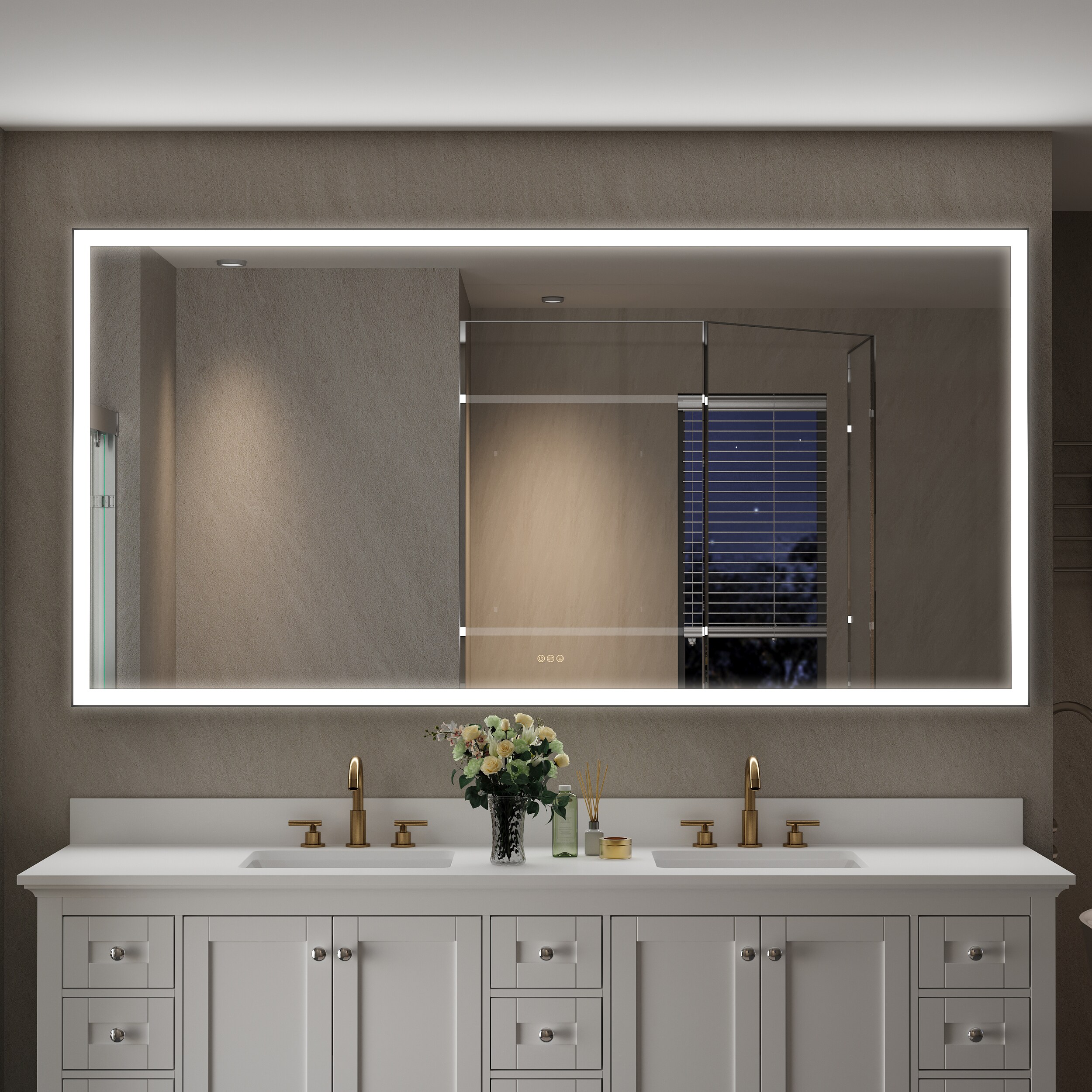 Forclover MRE-5F8442MB Framed-Bath-Mirrors - View #7