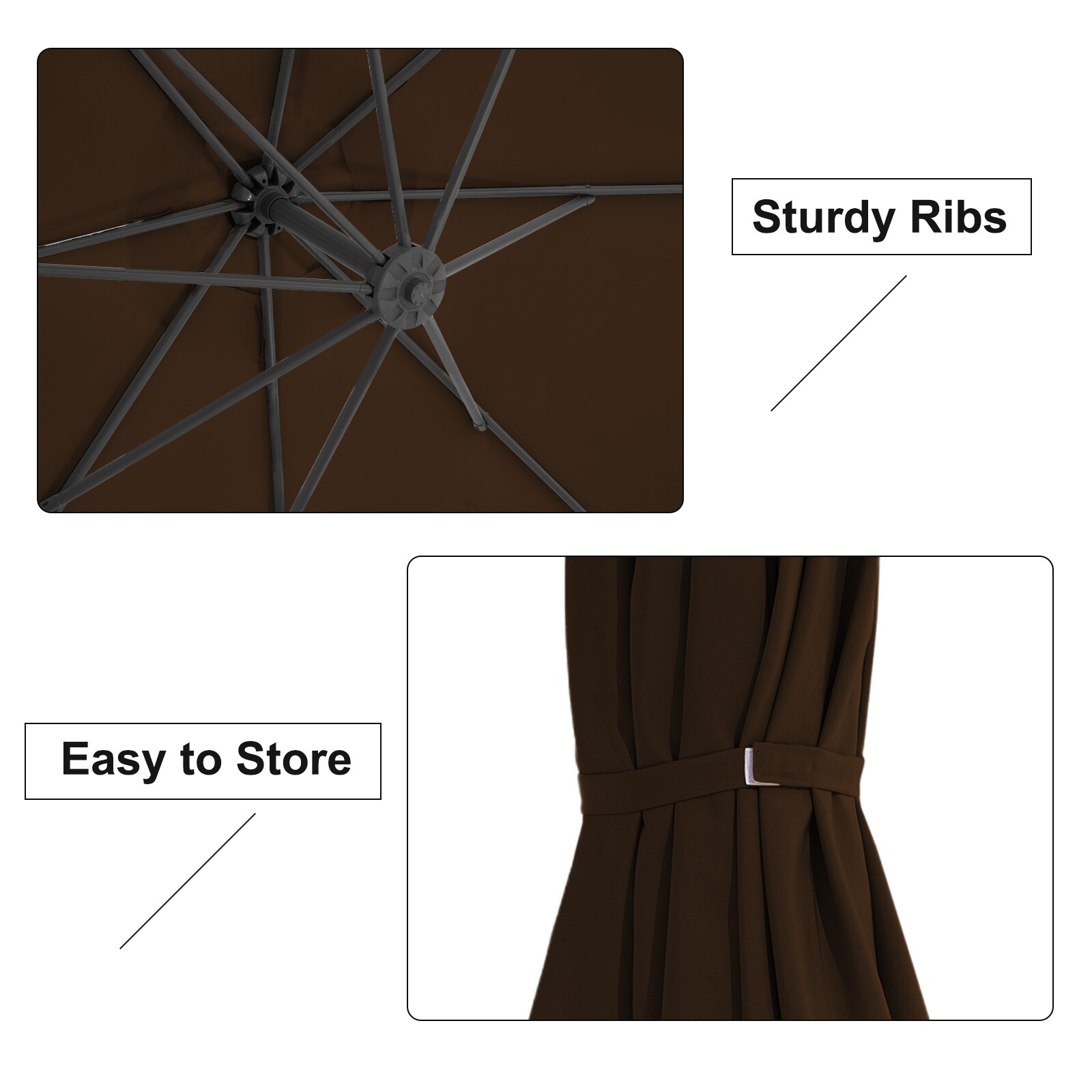 JEAREY JE-EDXJS-10FT-BR Umbrellas-2 - View #4