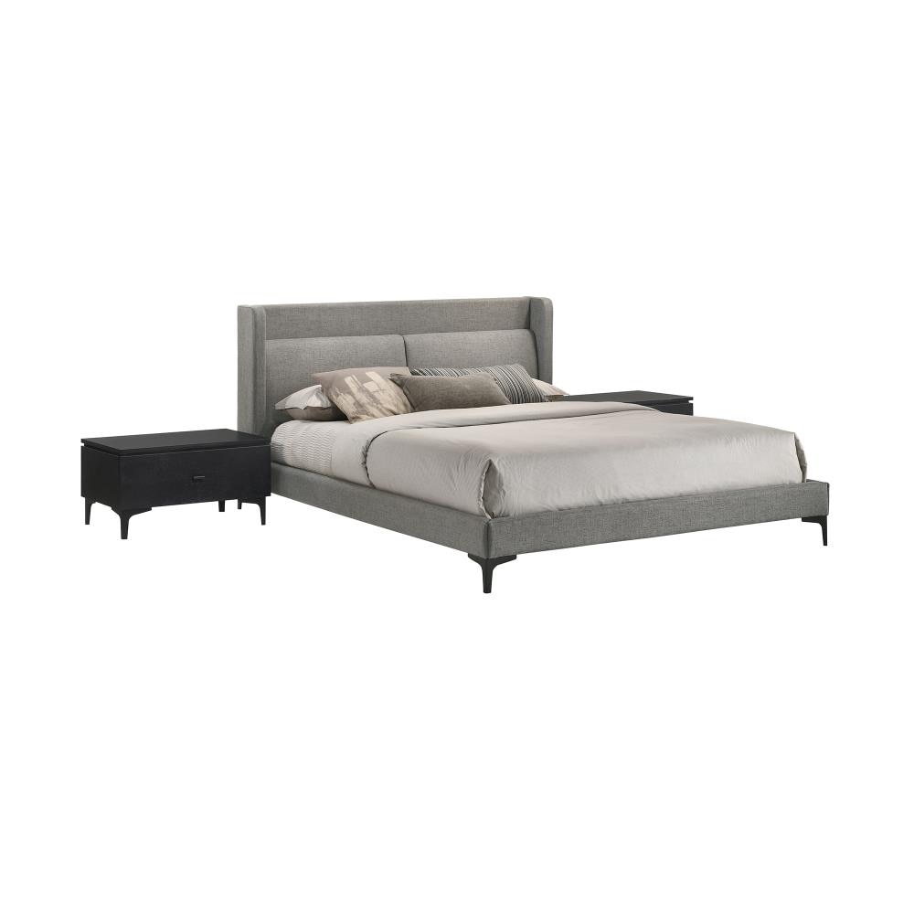 Armen Living SETLEBDCHQN3A Legend Gray/dark gray Queen Bedroom Set