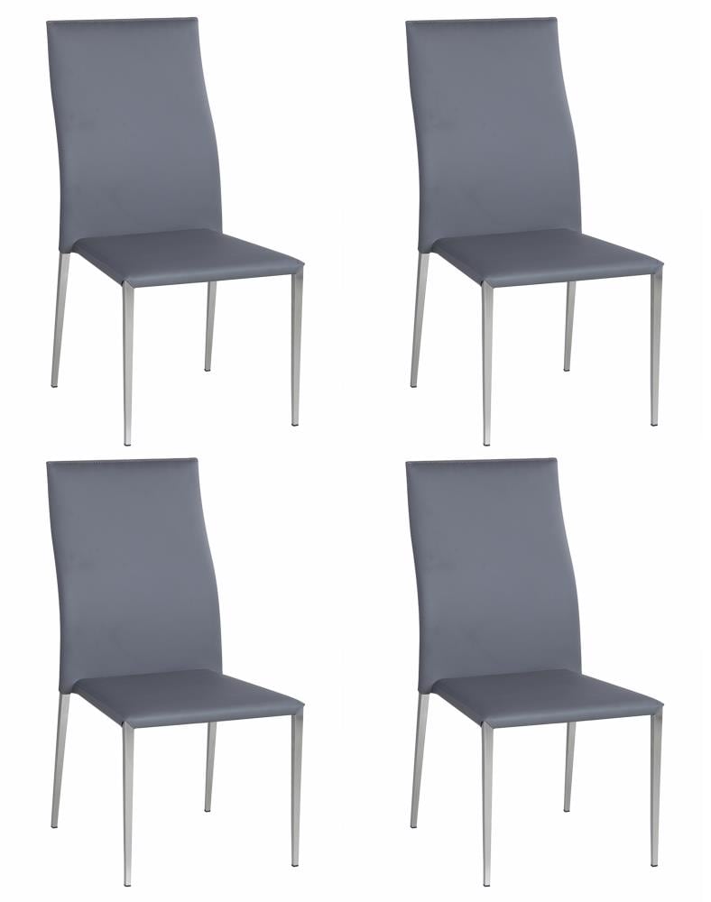 Chintaly Imports ELSA-SC-GRY Dining-Chairs - View #6