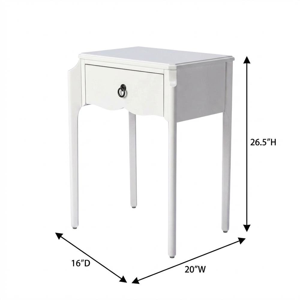 FurniFact BO2593997WHT nightstands - View #4
