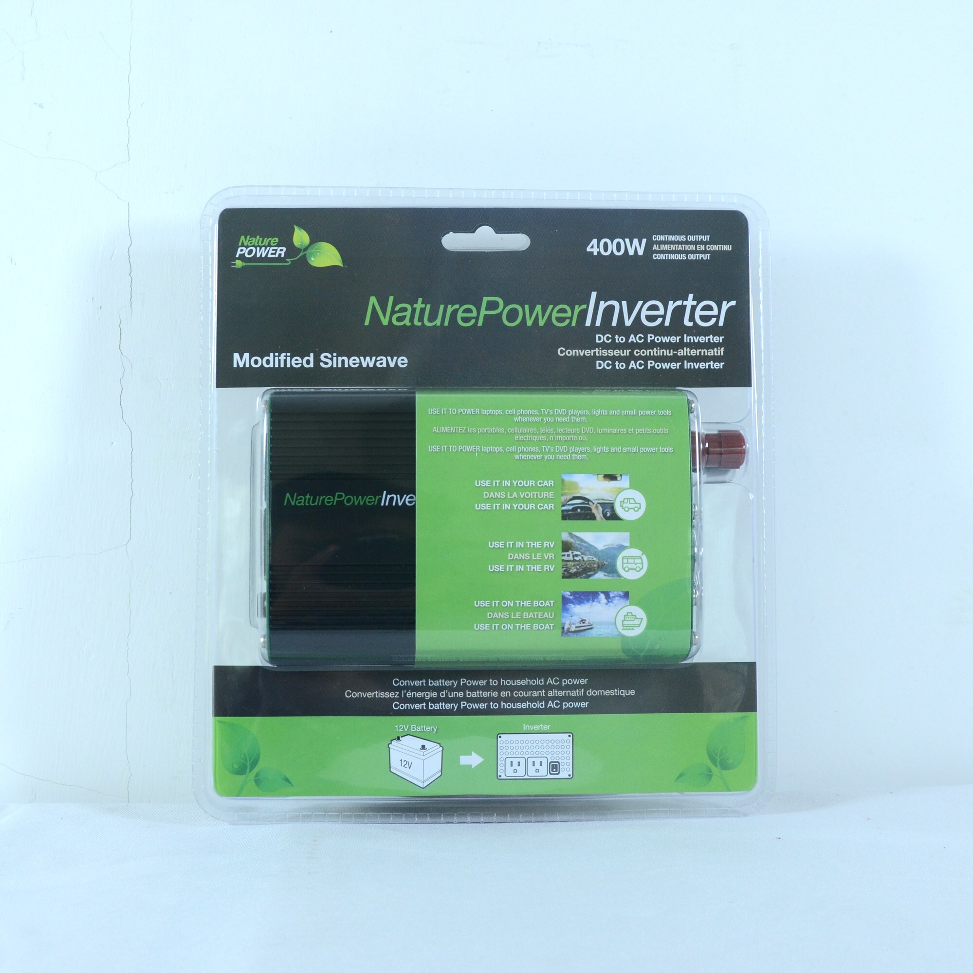 Nature Power 400 Watt Portable Solar Inverter in the Portable