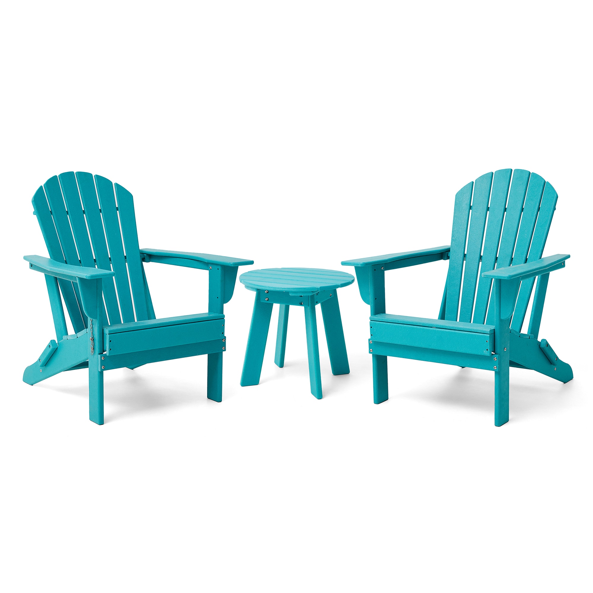 Glitzhome 2022200058 3 -Piece Patio Conversation Set (No fabric)