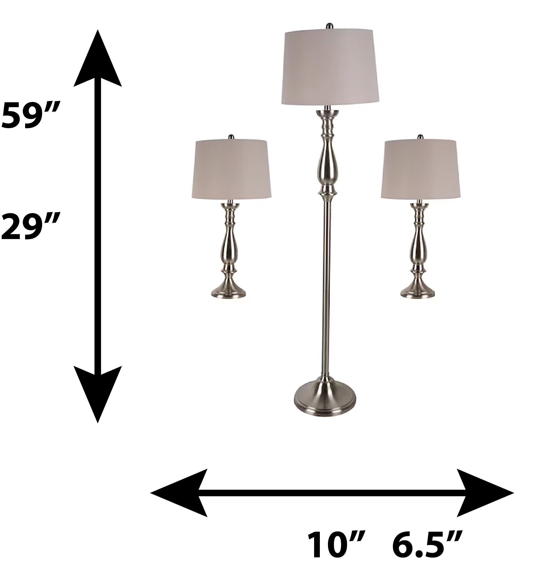 allen + roth FLT04BNK Lamp-Sets - View #6