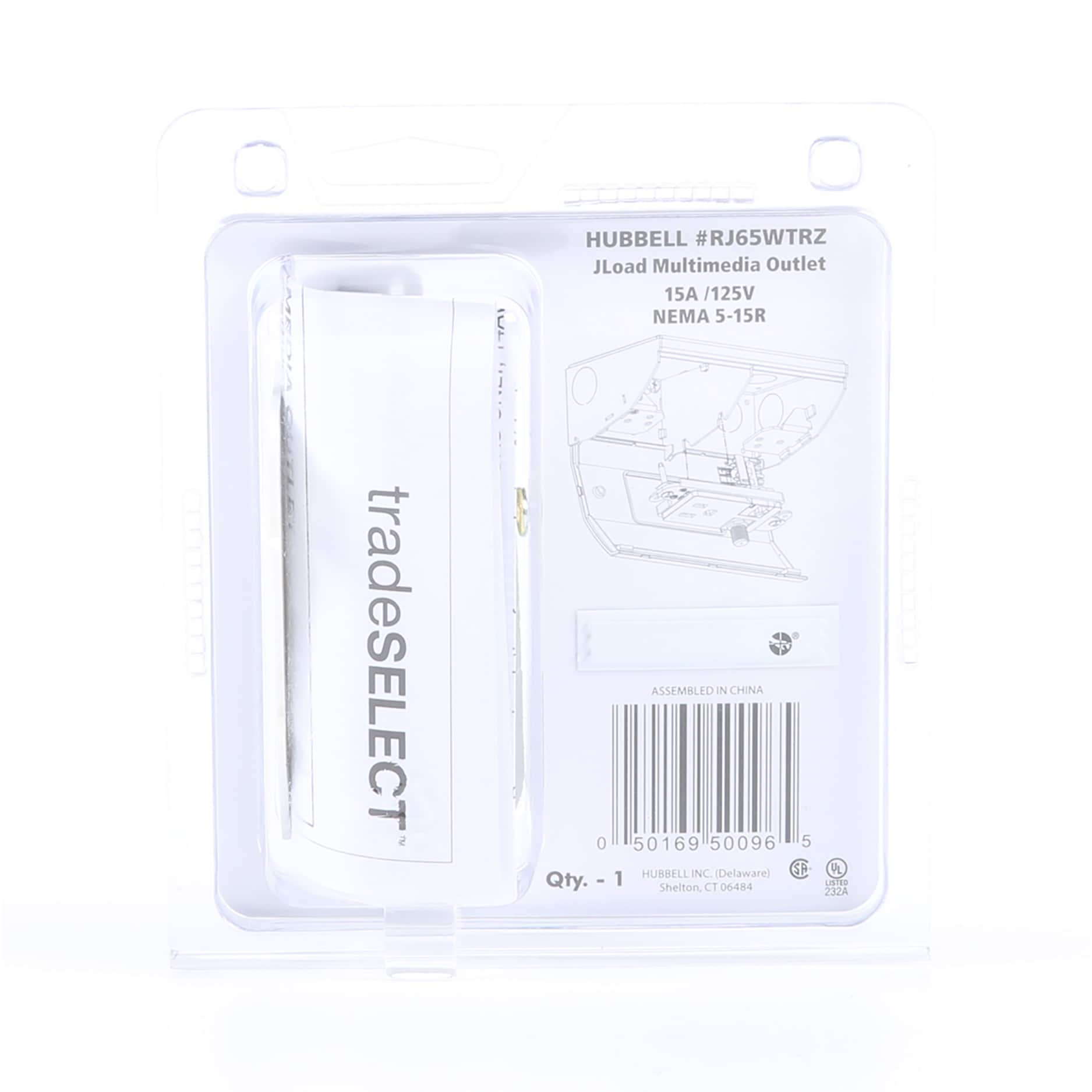 Hubbell RJ65WTR receptacles - View #6