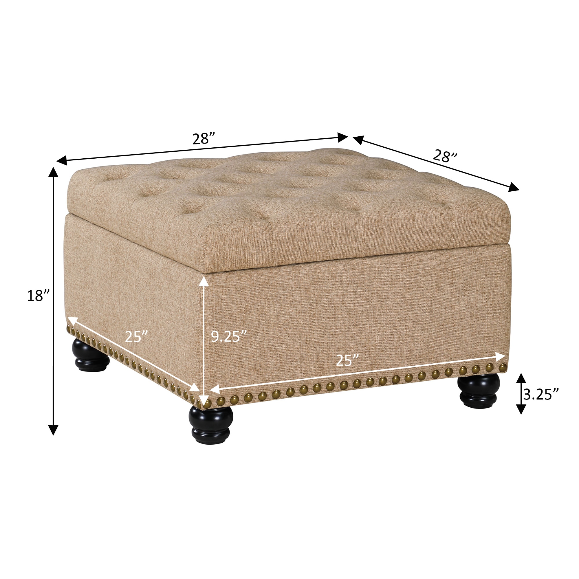Convenience Concepts R9-249 Indoor-Ottomans - View #4