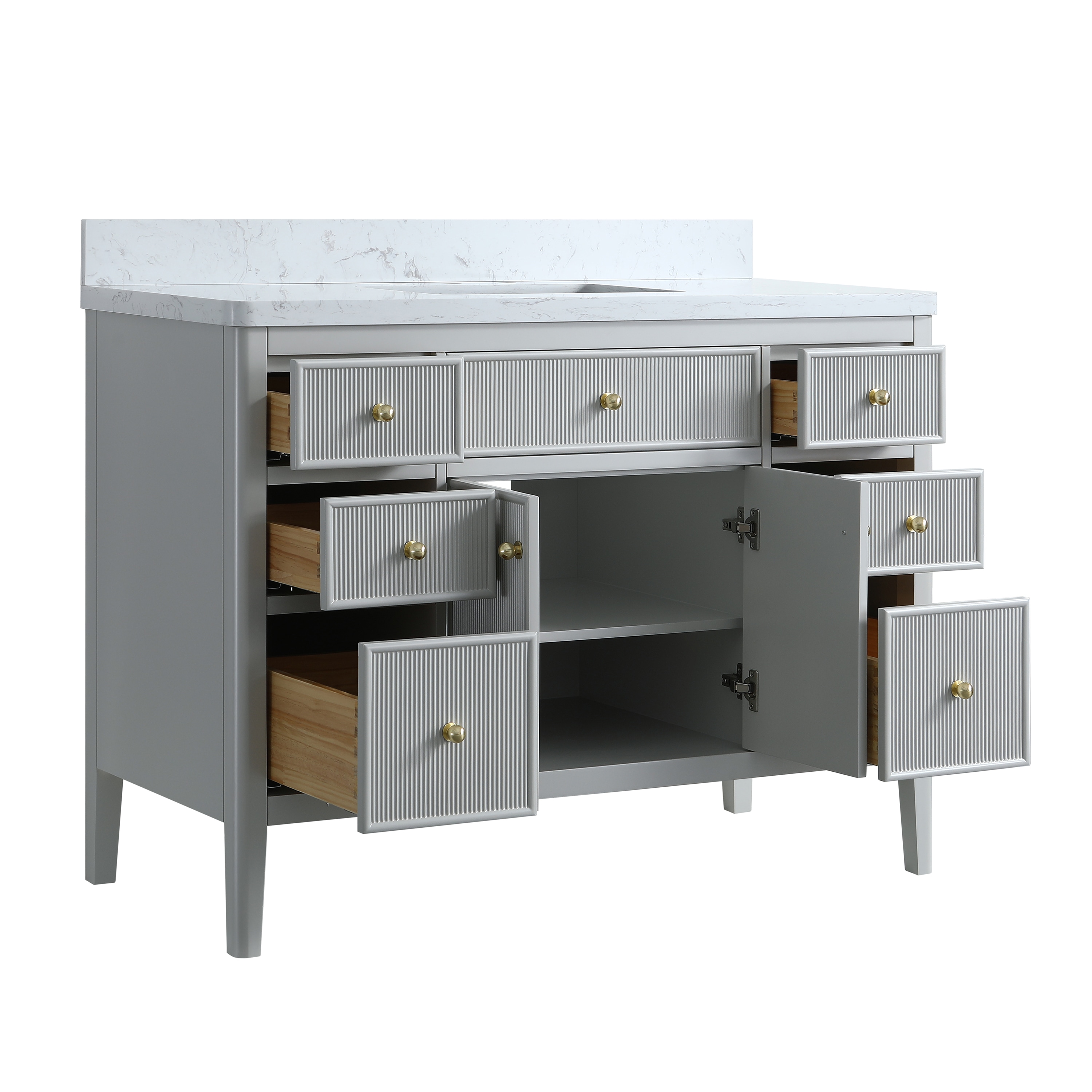 WELLFOR WA-BGF-9648 Bath-Vanity-Combo - View #15